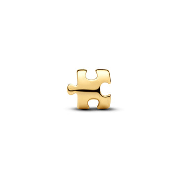 Puzzle 14K Gold-Plated Mini Charm
