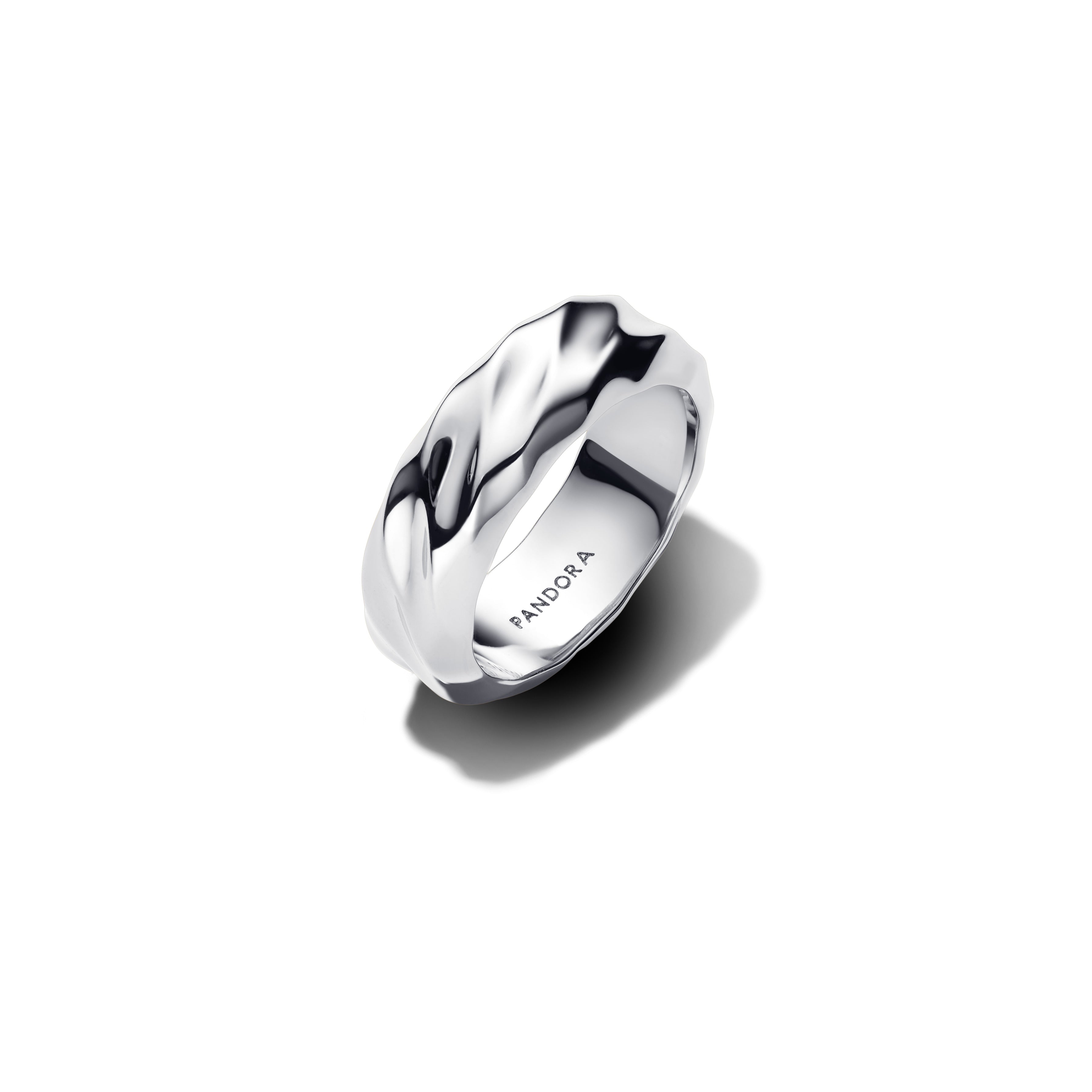 Rippled Sterling Silver Ring