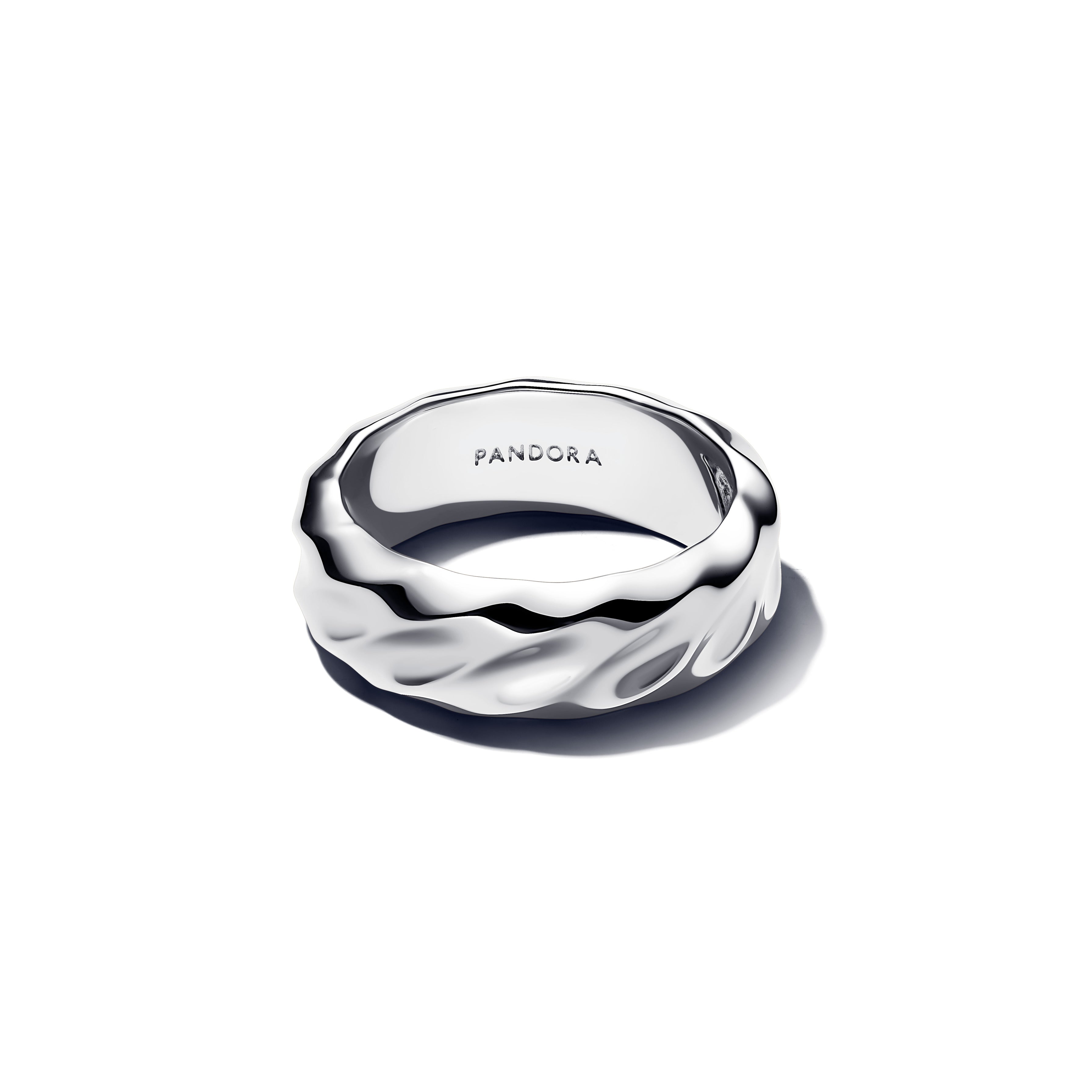 Rippled Sterling Silver Ring