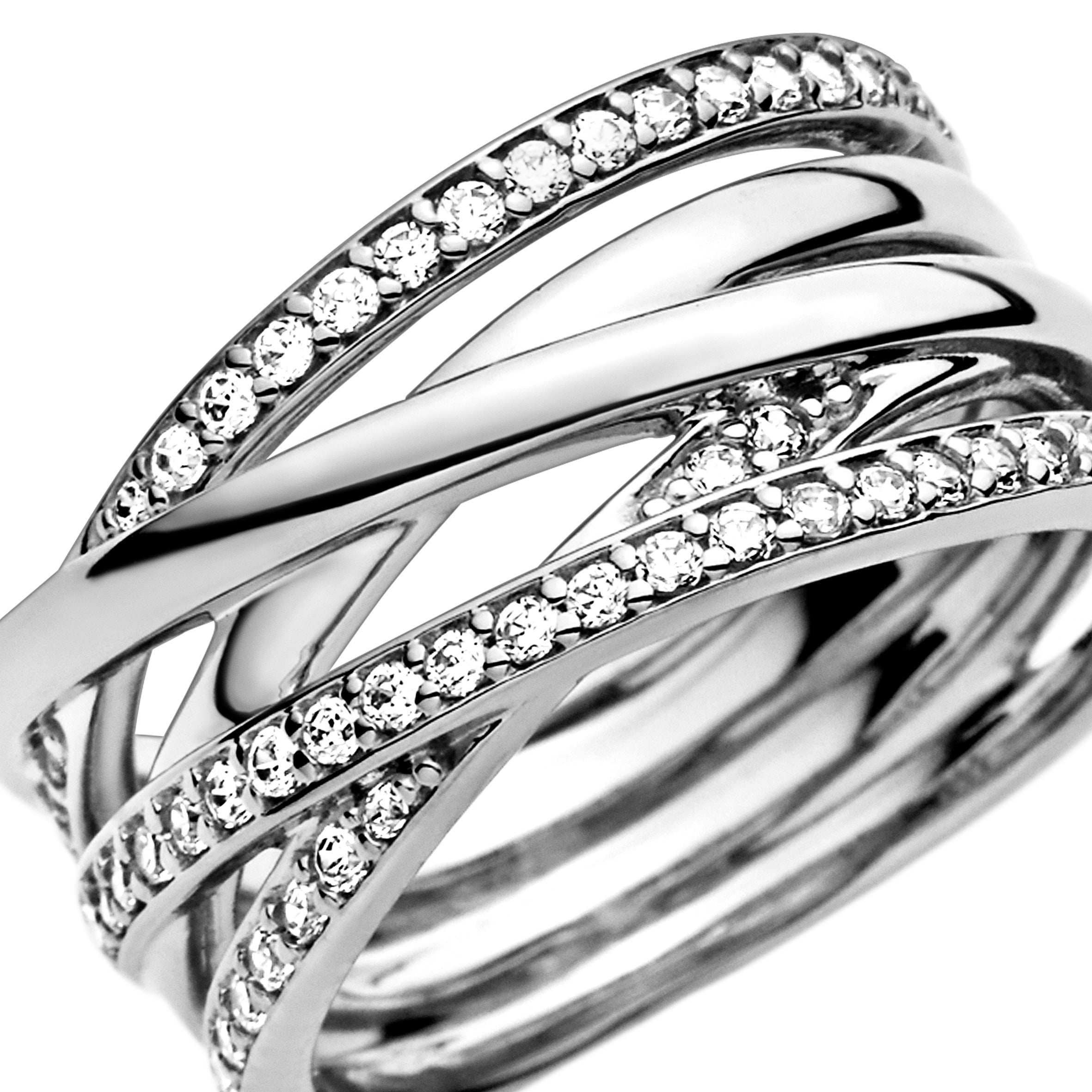 Silver Ring With Cubic Zirconia