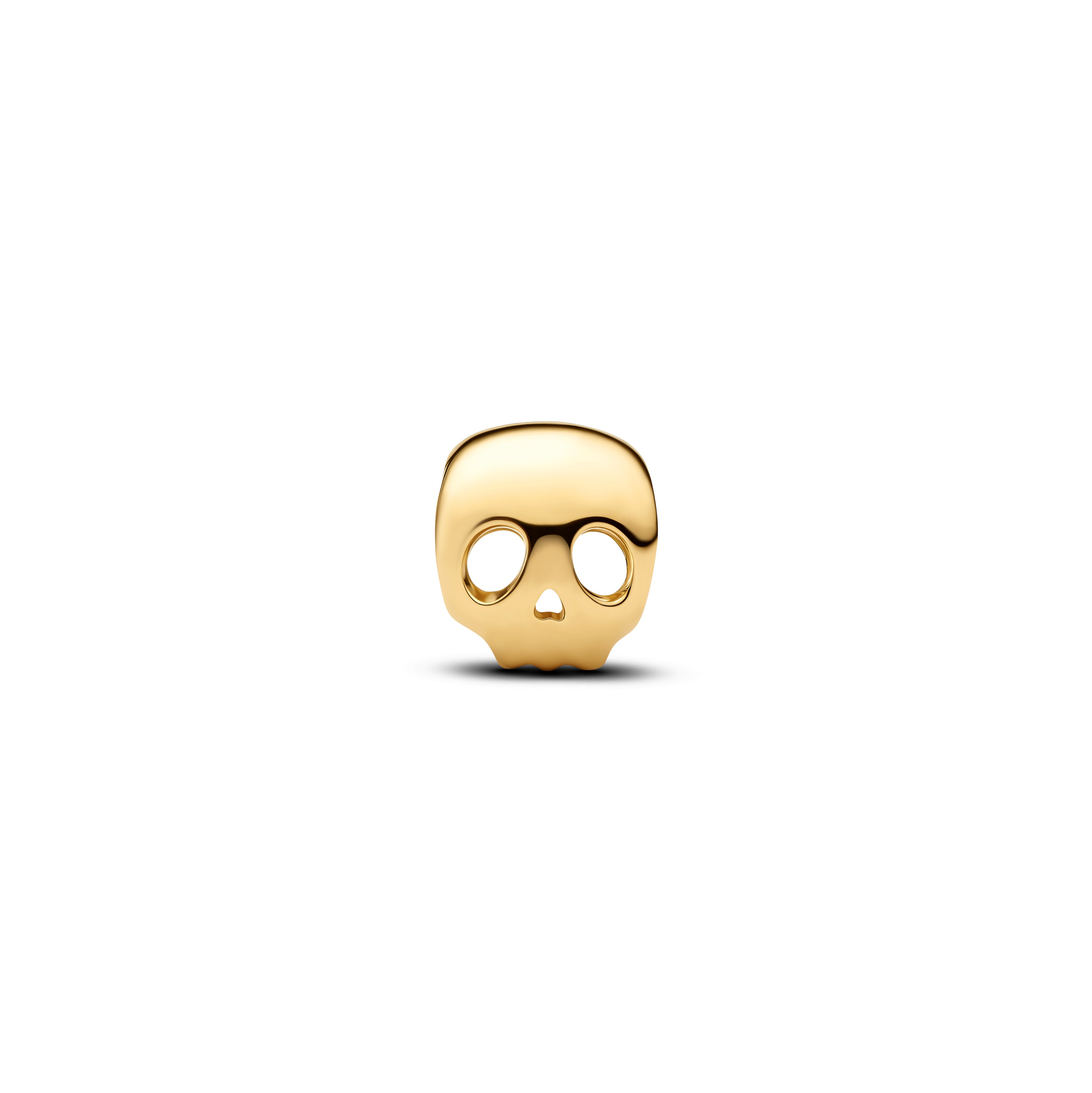 Skull 14K Gold-Plated Mini Charm