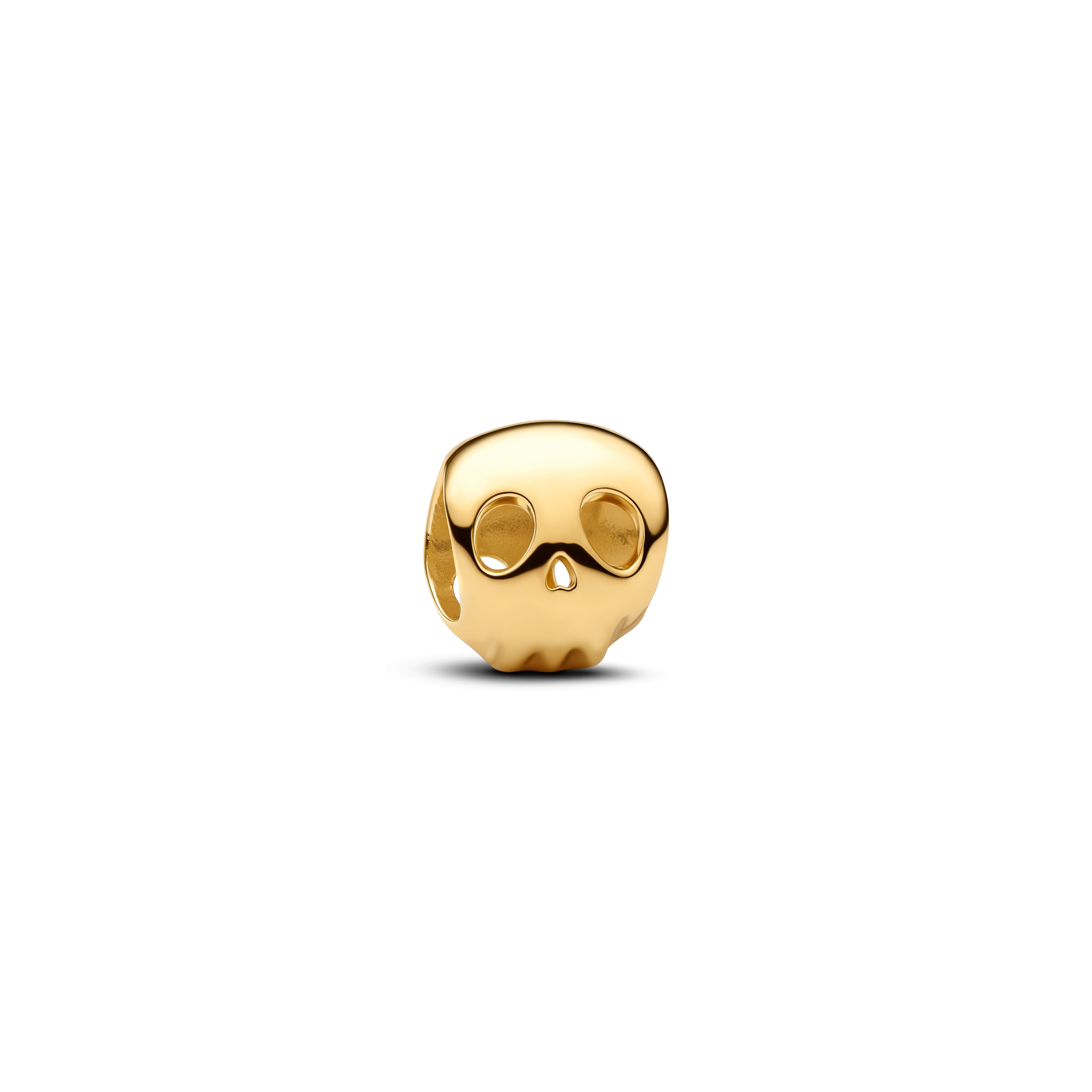 Skull 14K Gold-Plated Mini Charm