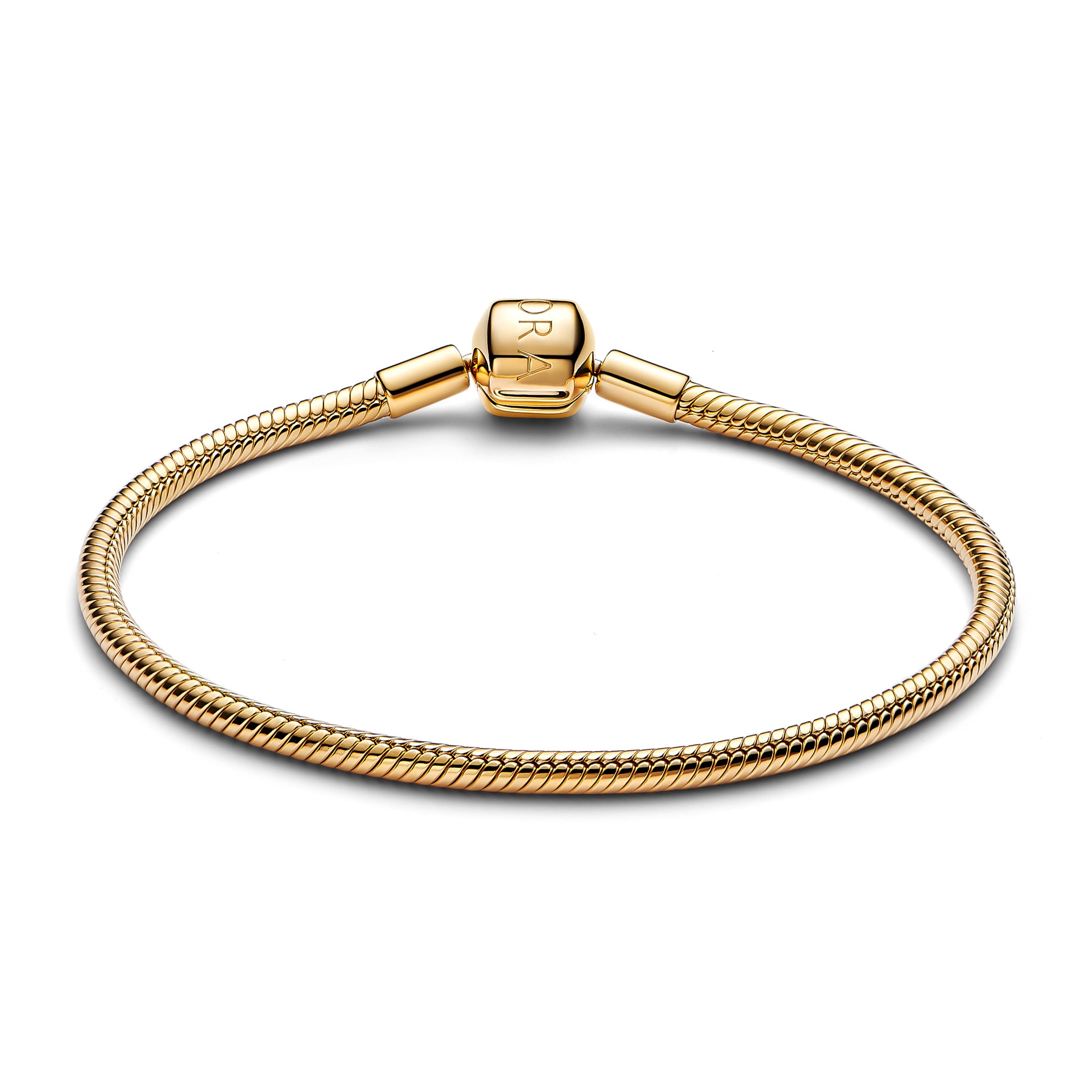 Snake Chain 14K Gold-Plated Bracelet