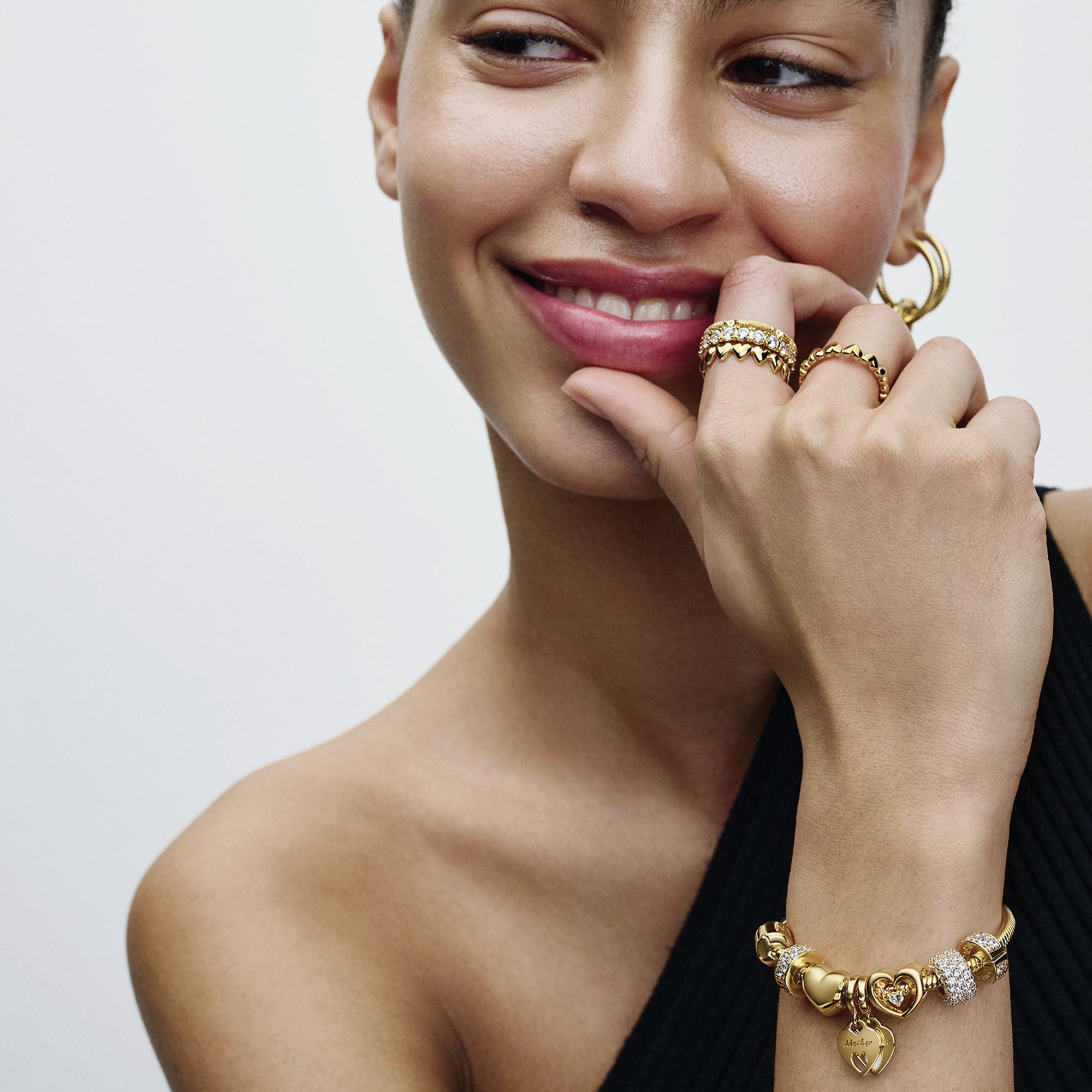 Snake Chain 14K Gold-Plated Bracelet