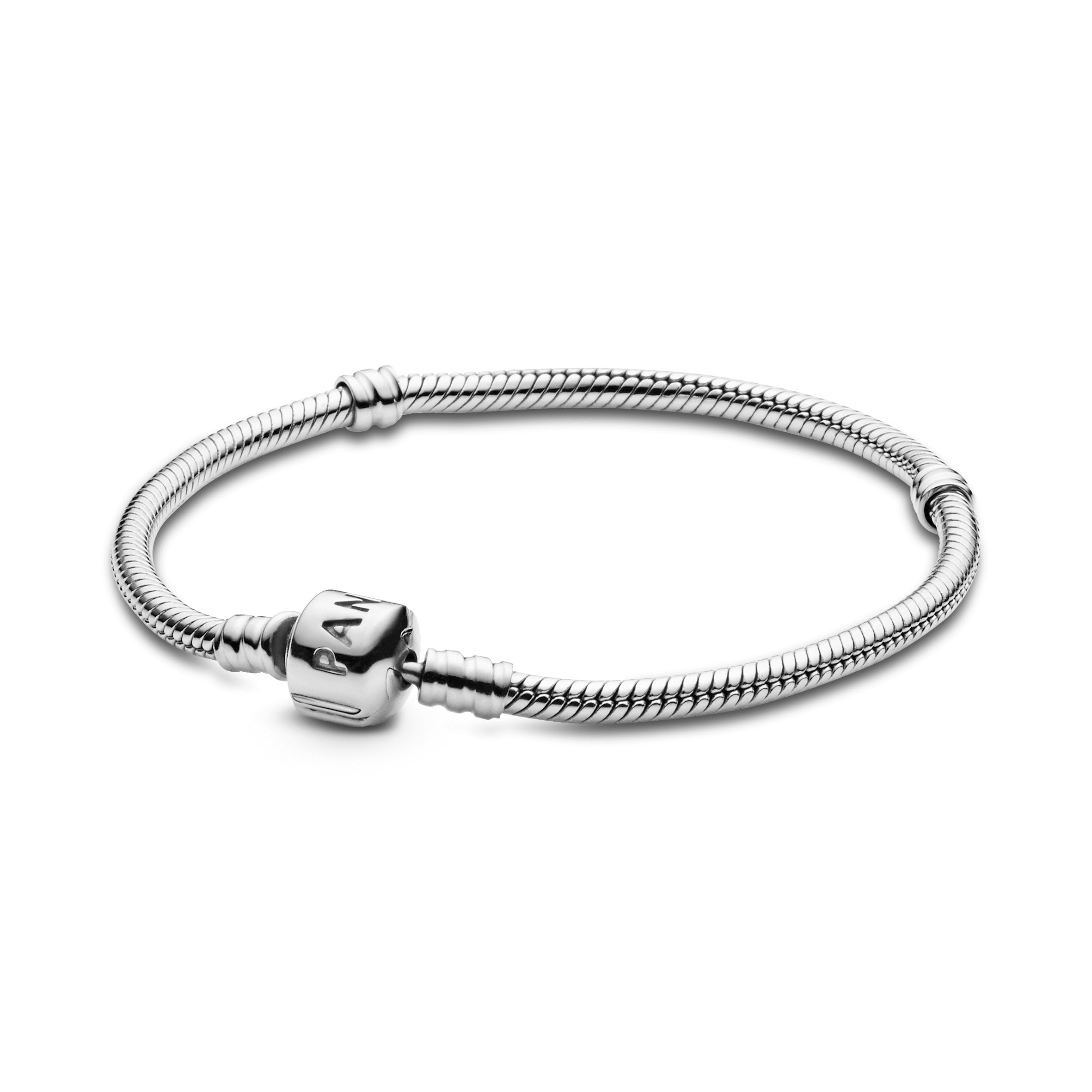 Snake Chain Sterling Silver Bracelet