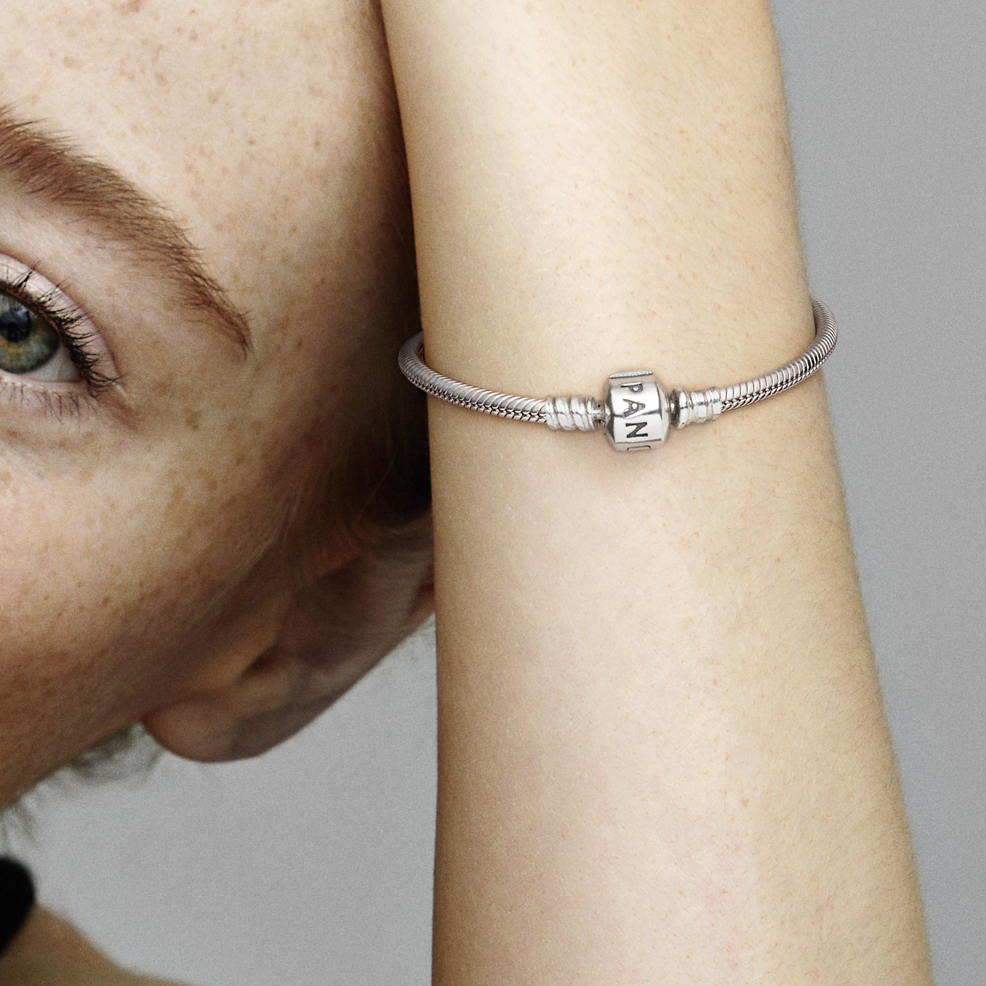 Snake Chain Sterling Silver Bracelet
