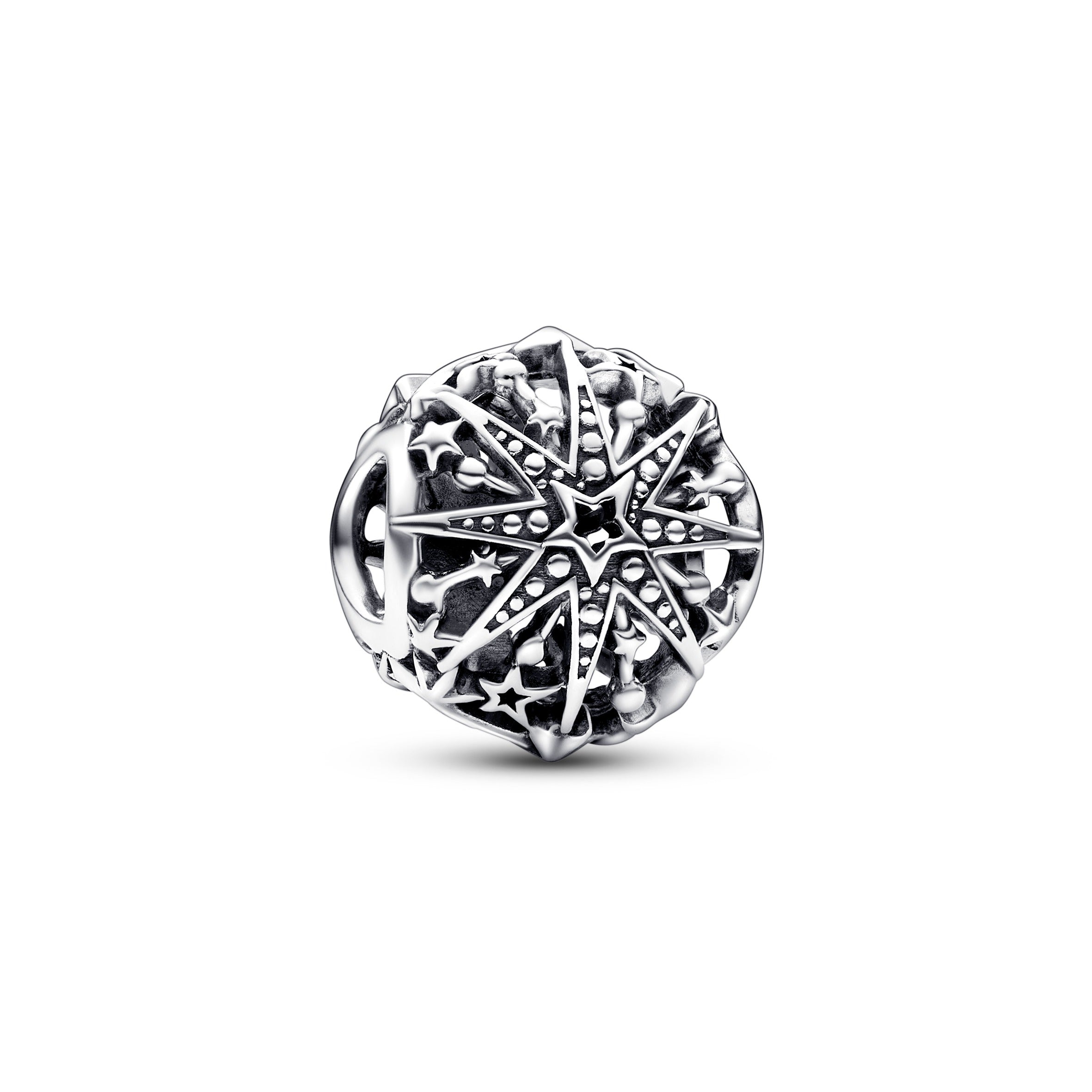 Snowflake Sterling Silver Charm