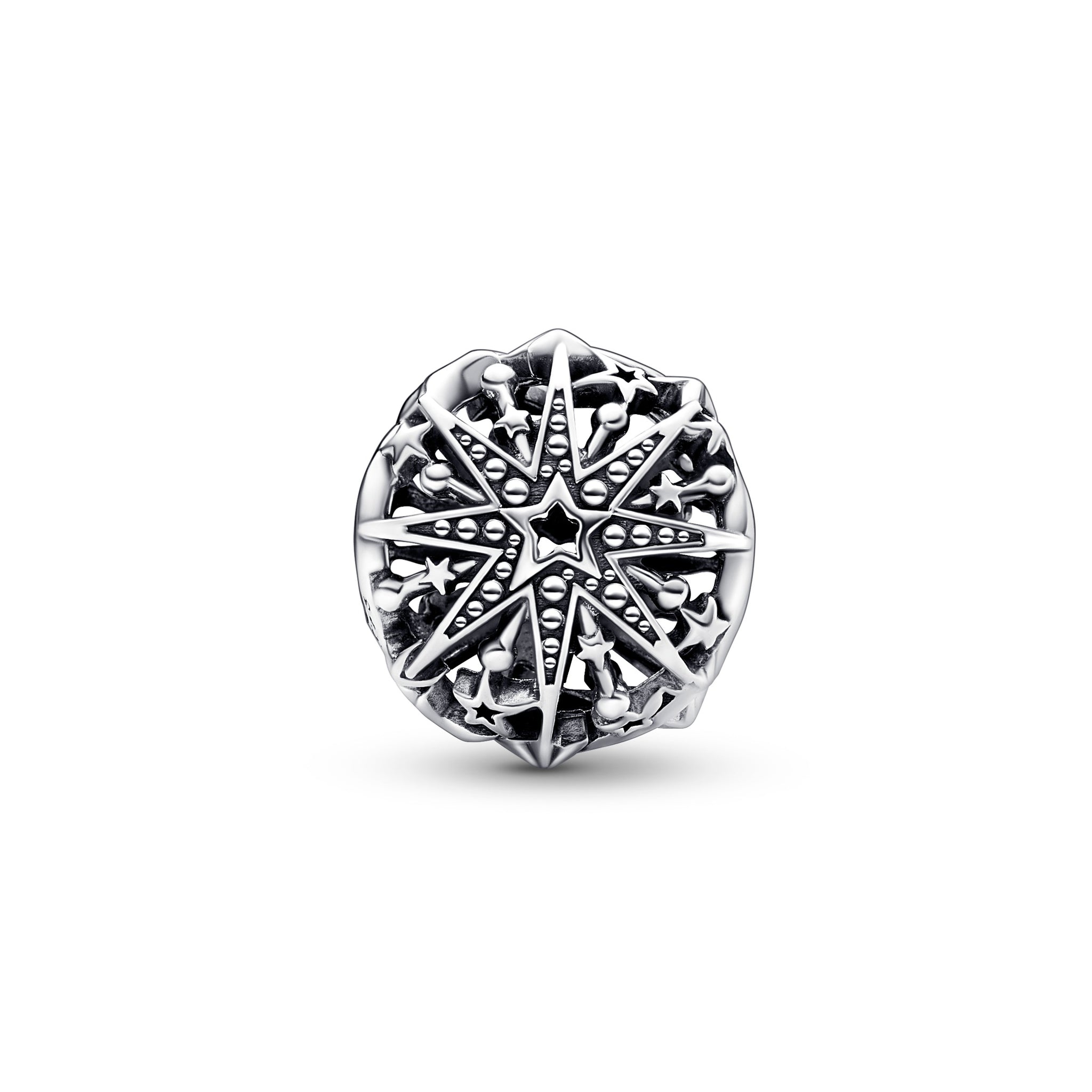 Snowflake Sterling Silver Charm