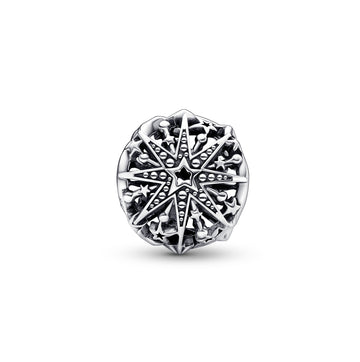 Snowflake Sterling Silver Charm