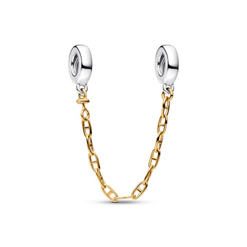 Sterling Silver And 14K Gold-Plated Safety Chain
