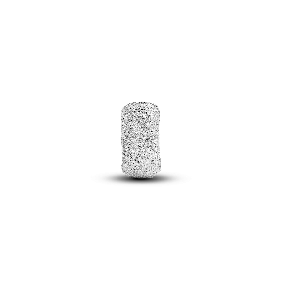 Sterling Silver Diamond Pointed Mini Clip With Silicone Grip