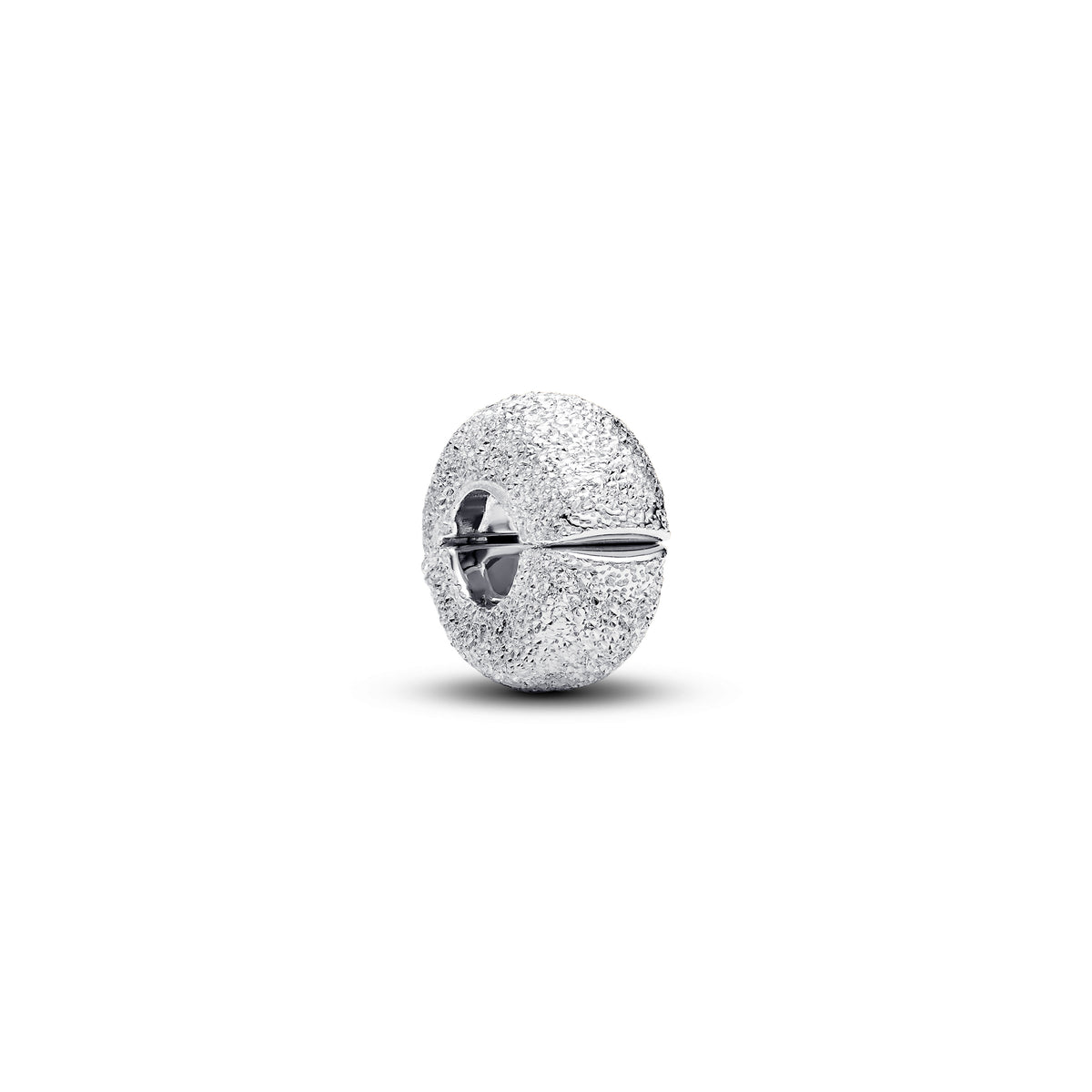 Sterling Silver Diamond Pointed Mini Clip With Silicone Grip