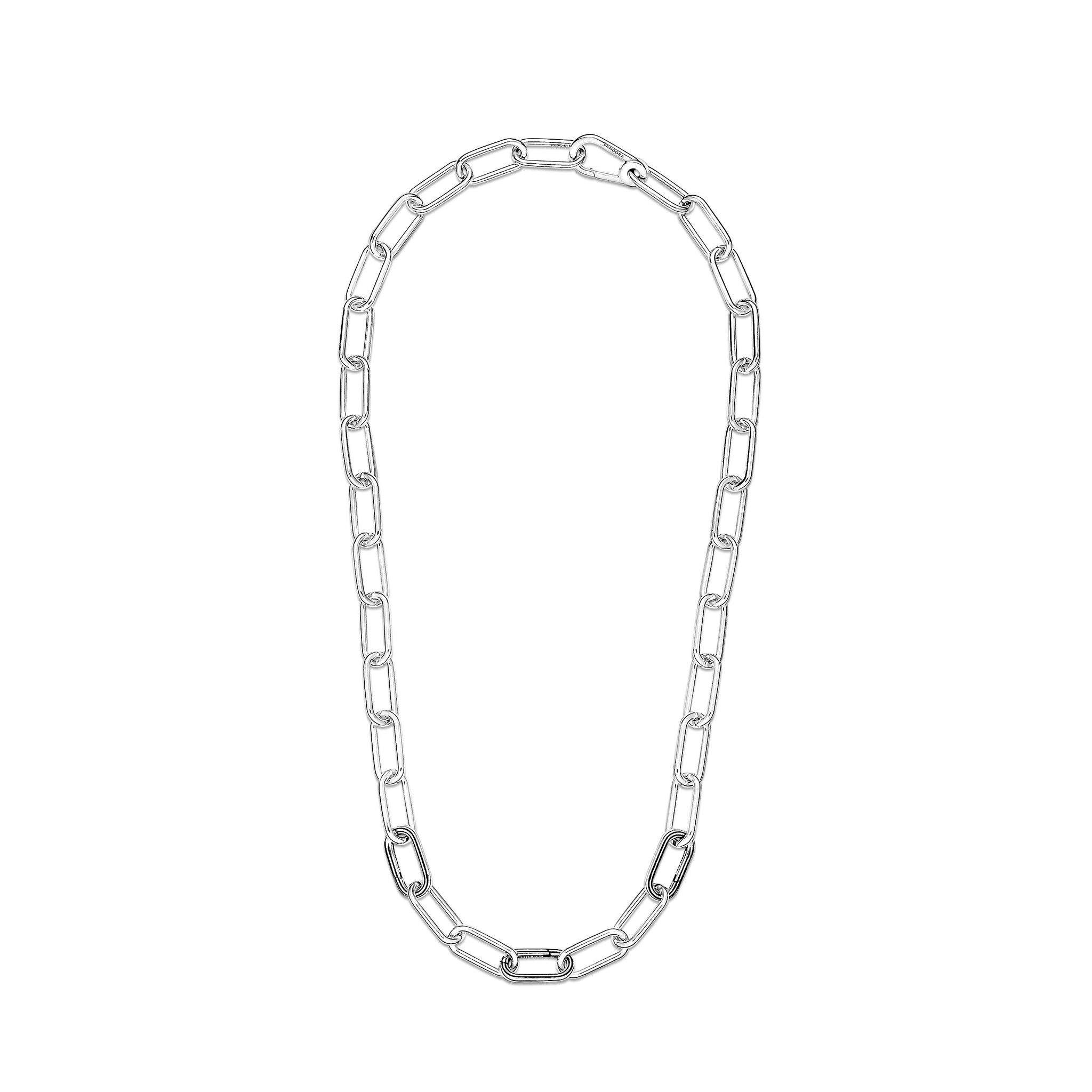 Sterling Silver Large Link Necklace