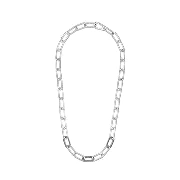 Sterling Silver Large Link Necklace