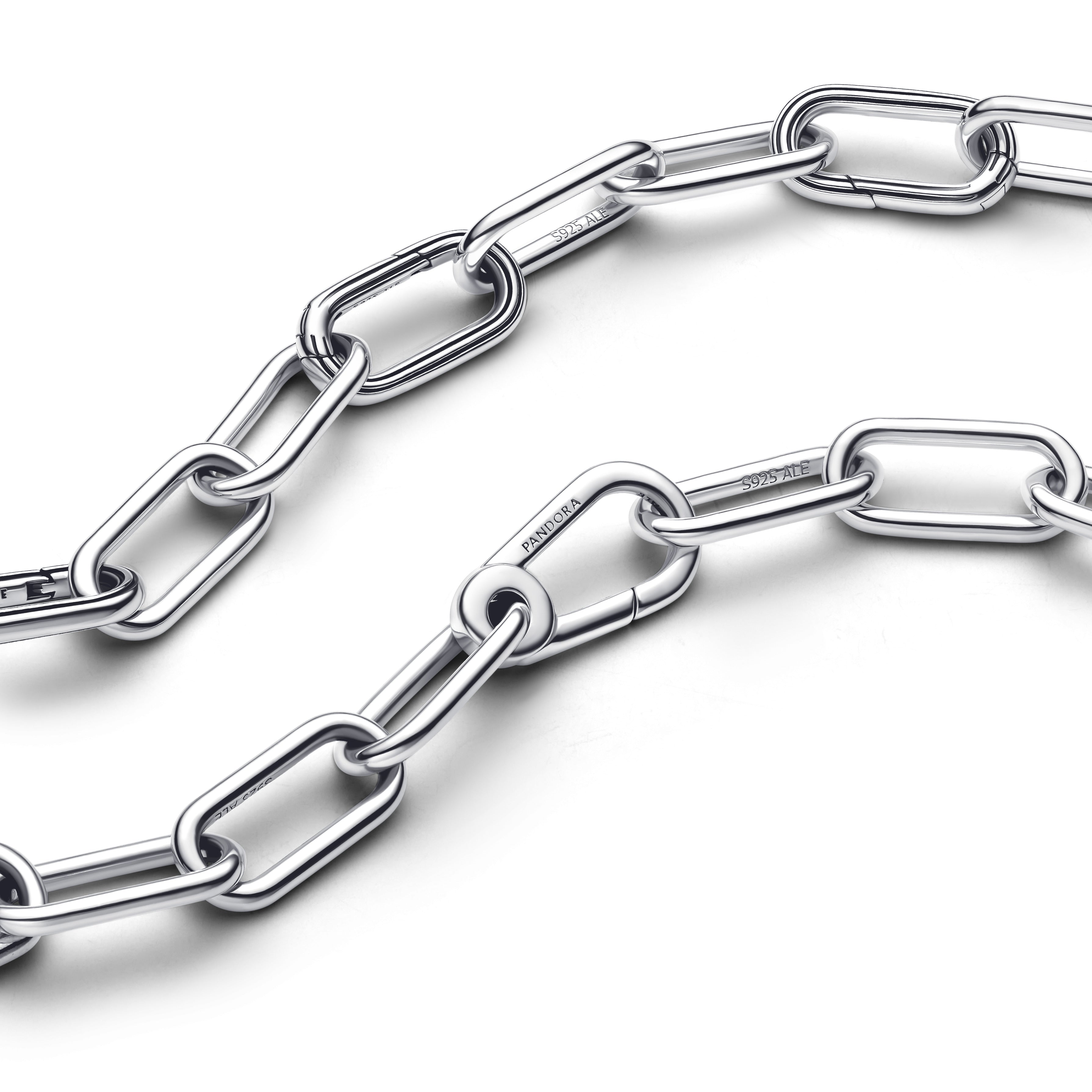 Sterling Silver Large Link Necklace