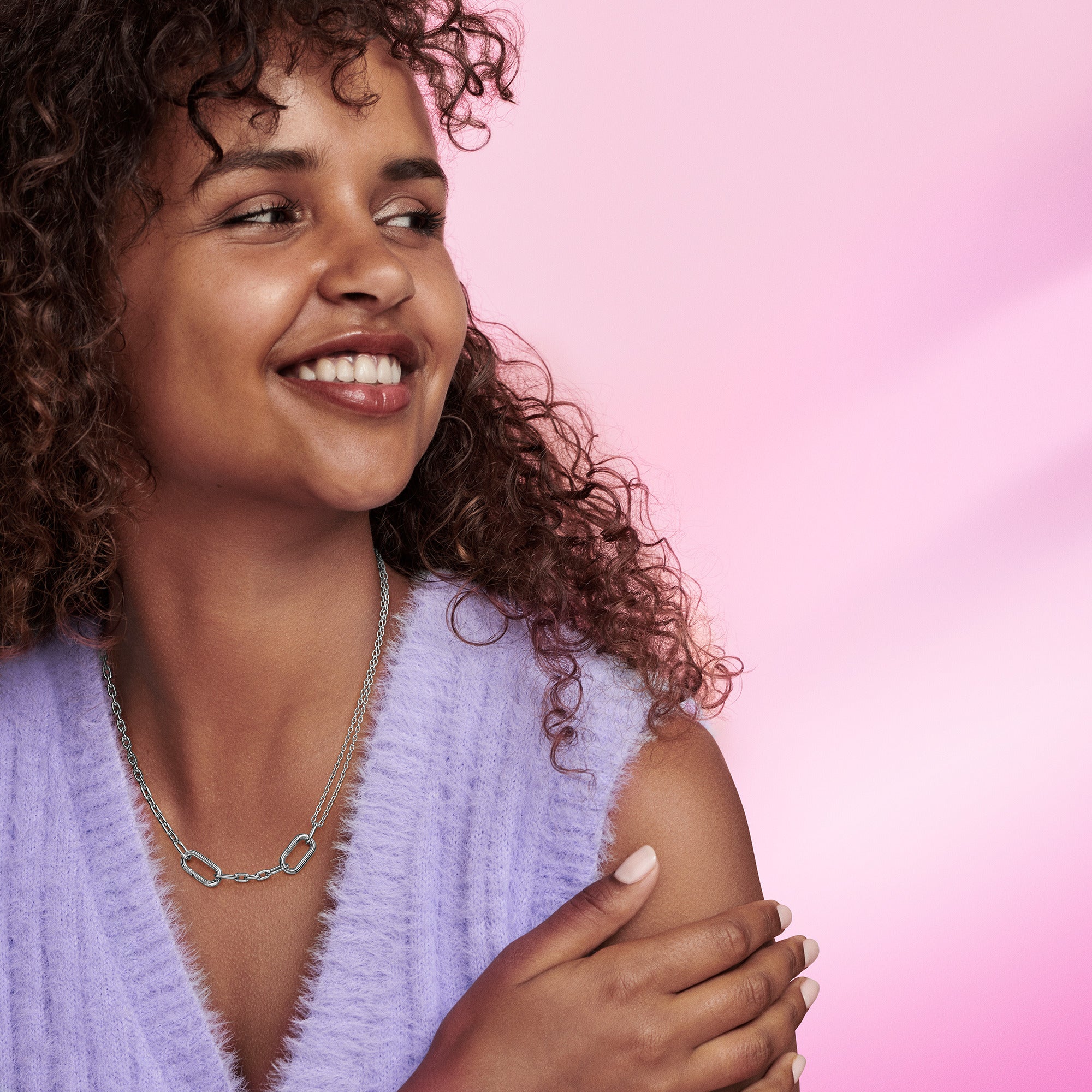 Sterling Silver Link Necklace