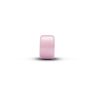Sterling Silver Mini Charm With Pink Murano Glass