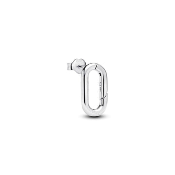Sterling Silver Openable Link Stud Earring