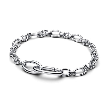 Sterling Silver Oval Link Bracelet