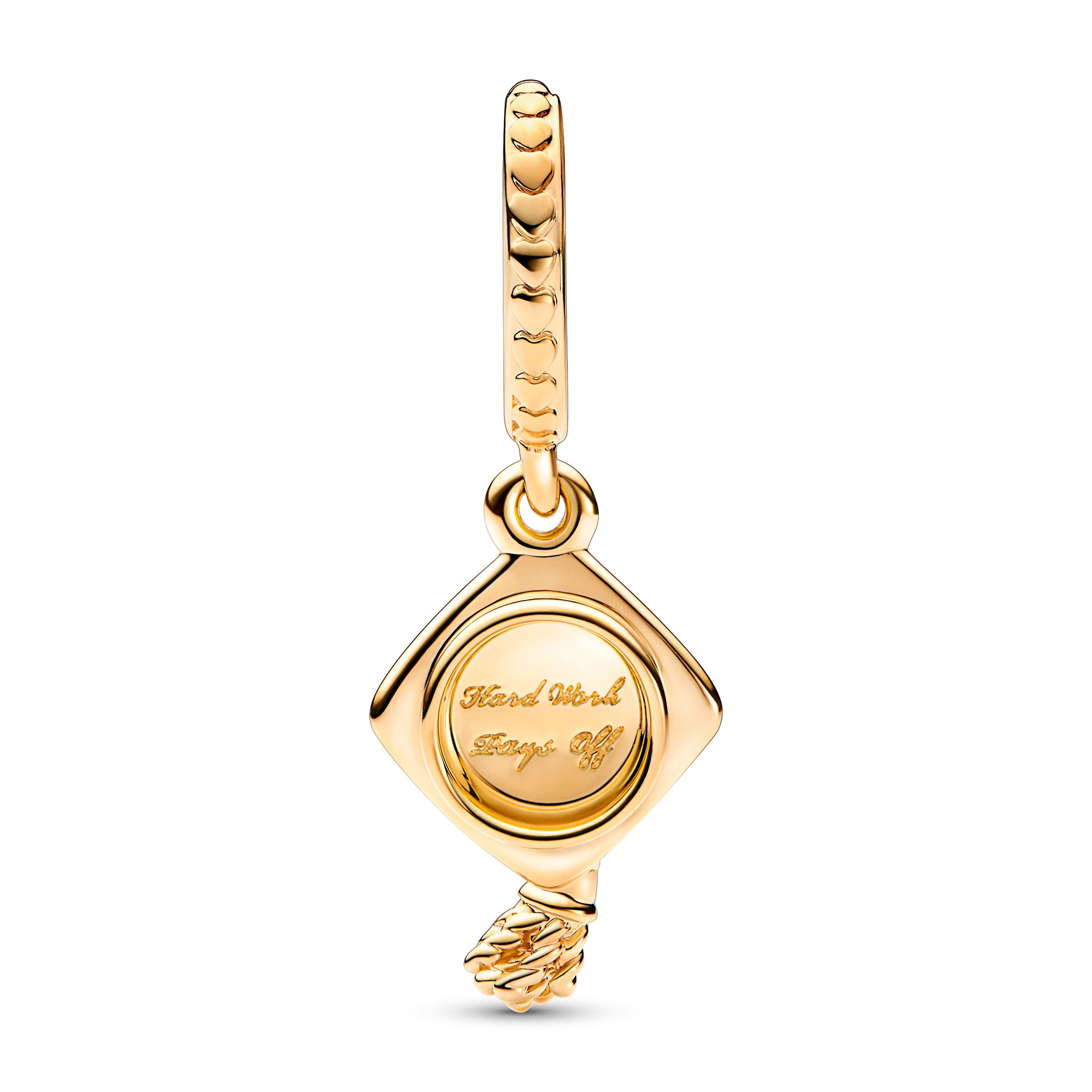 Student Hat 14K Gold-Plated Dangle