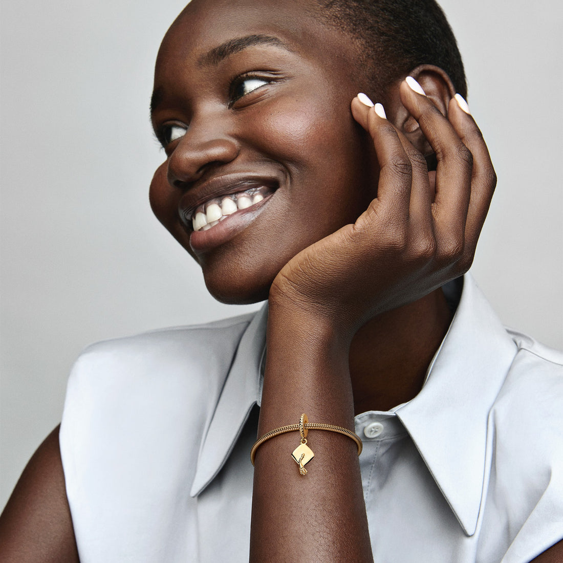 Student Hat 14K Gold-Plated Dangle