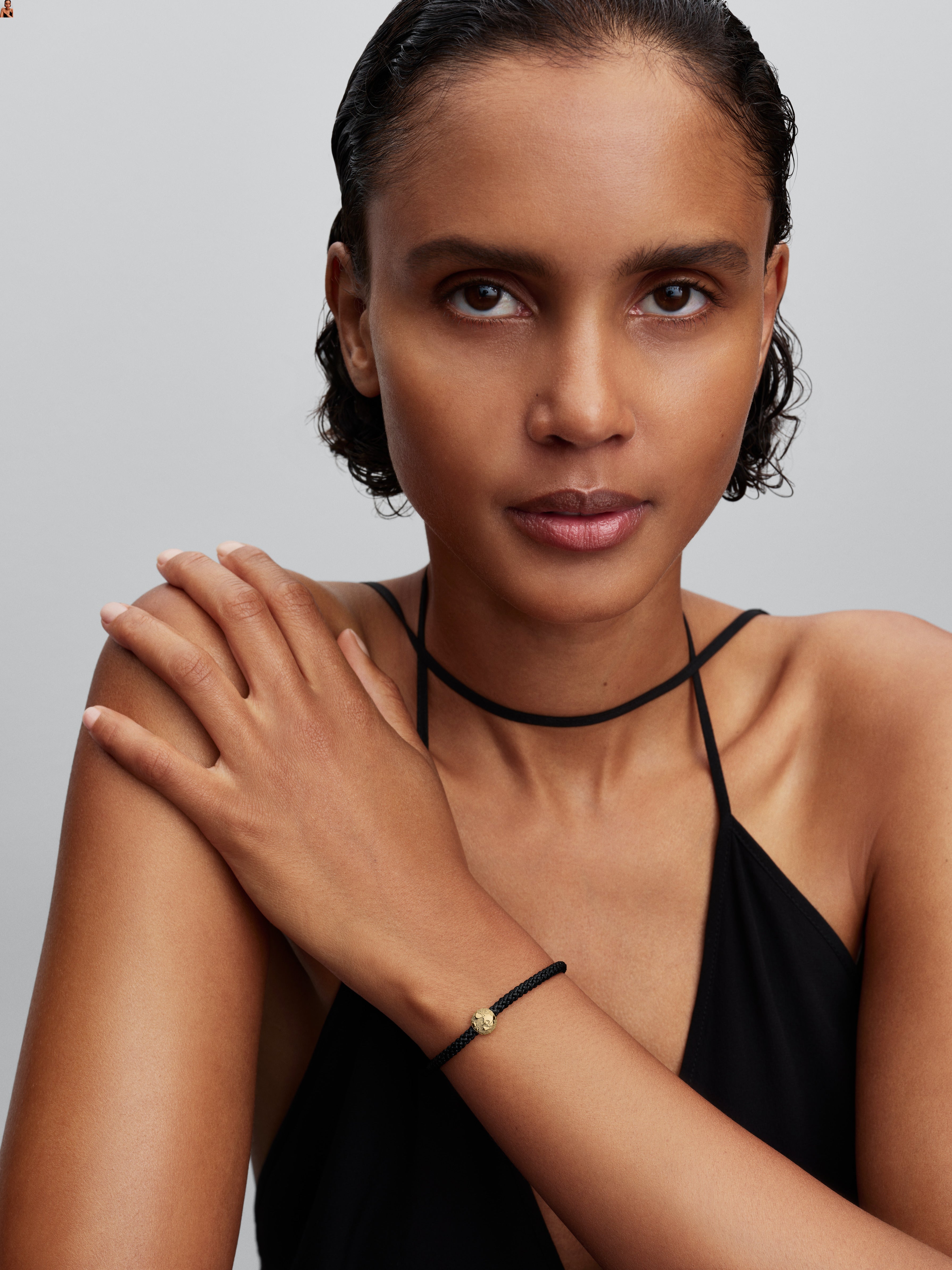 Textured Globe 14K Gold-Plated Mini Charm