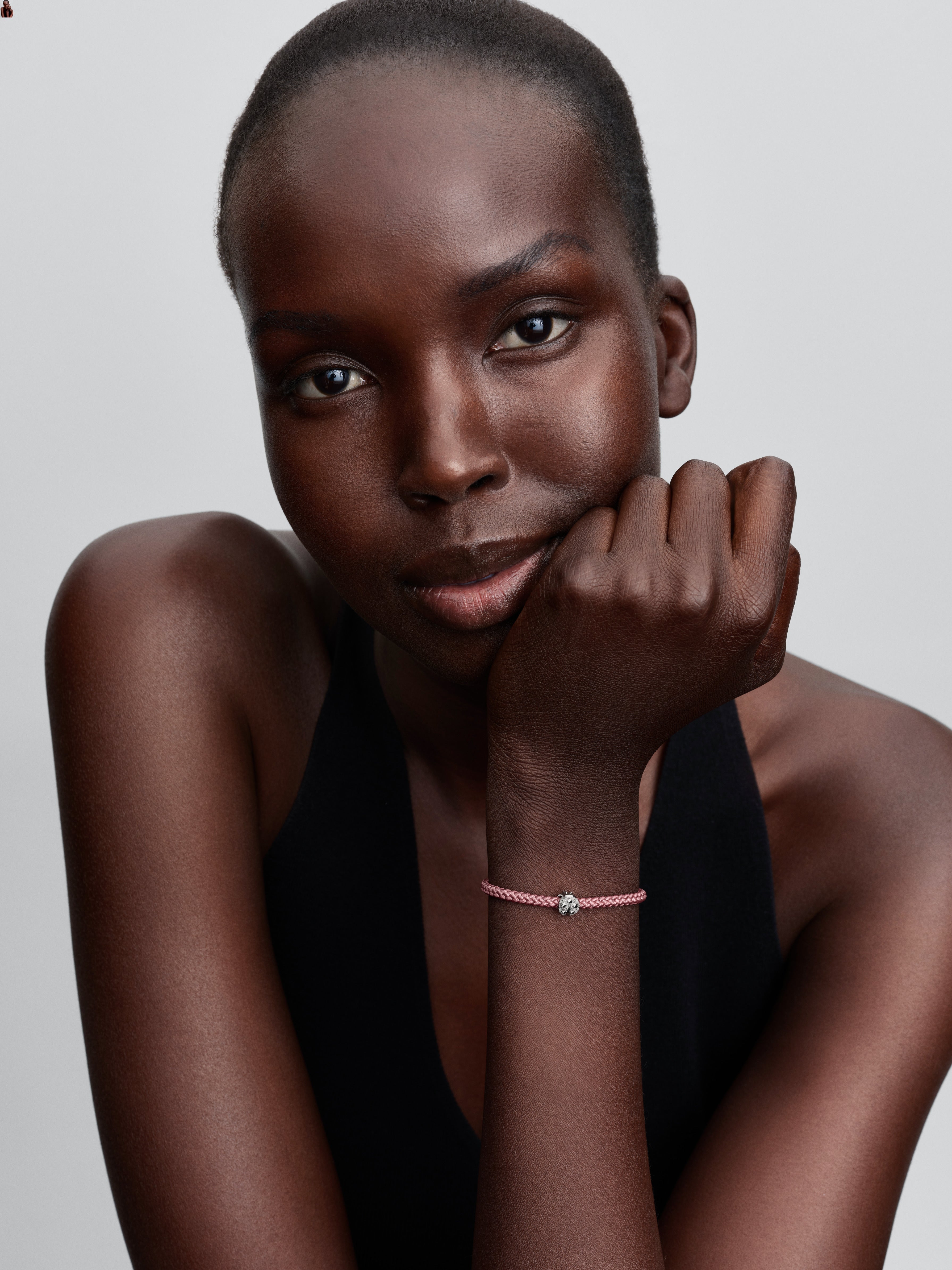 Textured Ladybird Sterling Silver Mini Charm