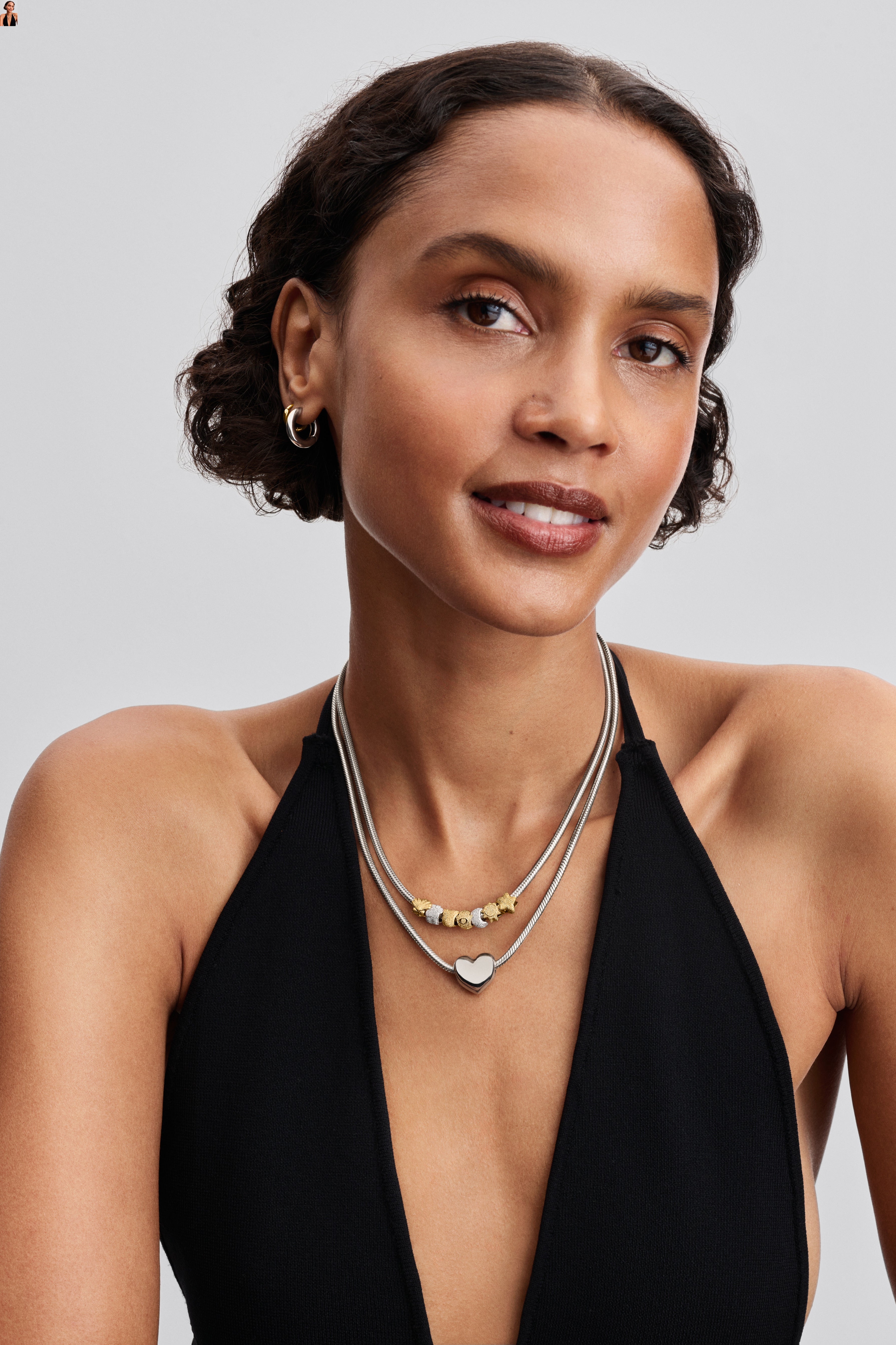 Textured Moon Sterling Silver Mini Charm