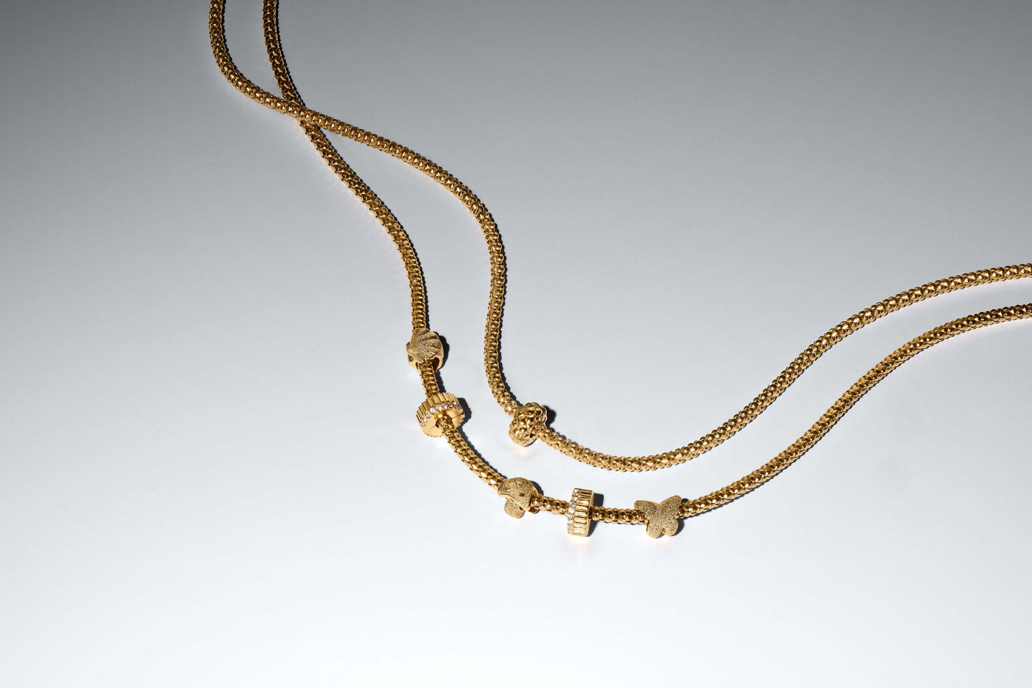 Textured Mushroom 14K Gold-Plated Mini Charm