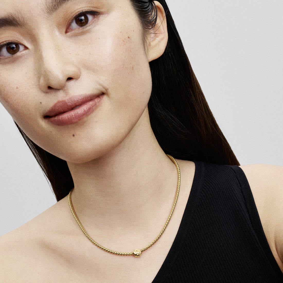 Textured Yin And Yang 14K Gold-Plated Mini Charm