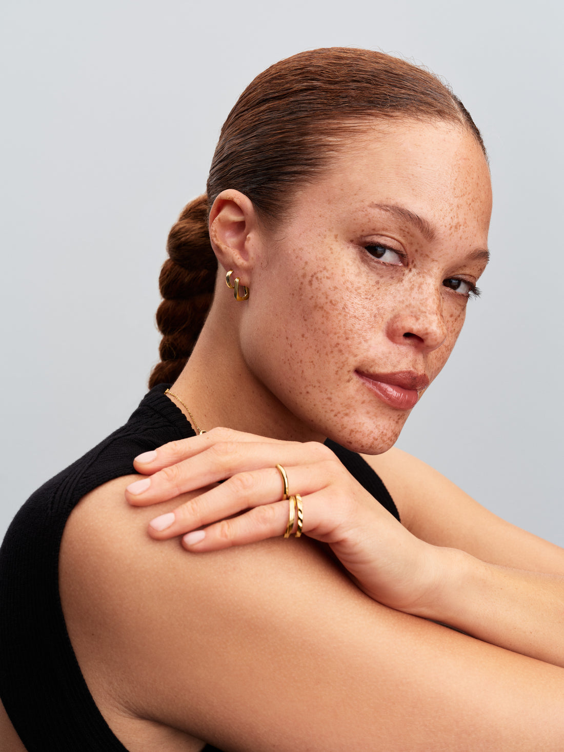 Twisted 14K Gold-Plated Ring