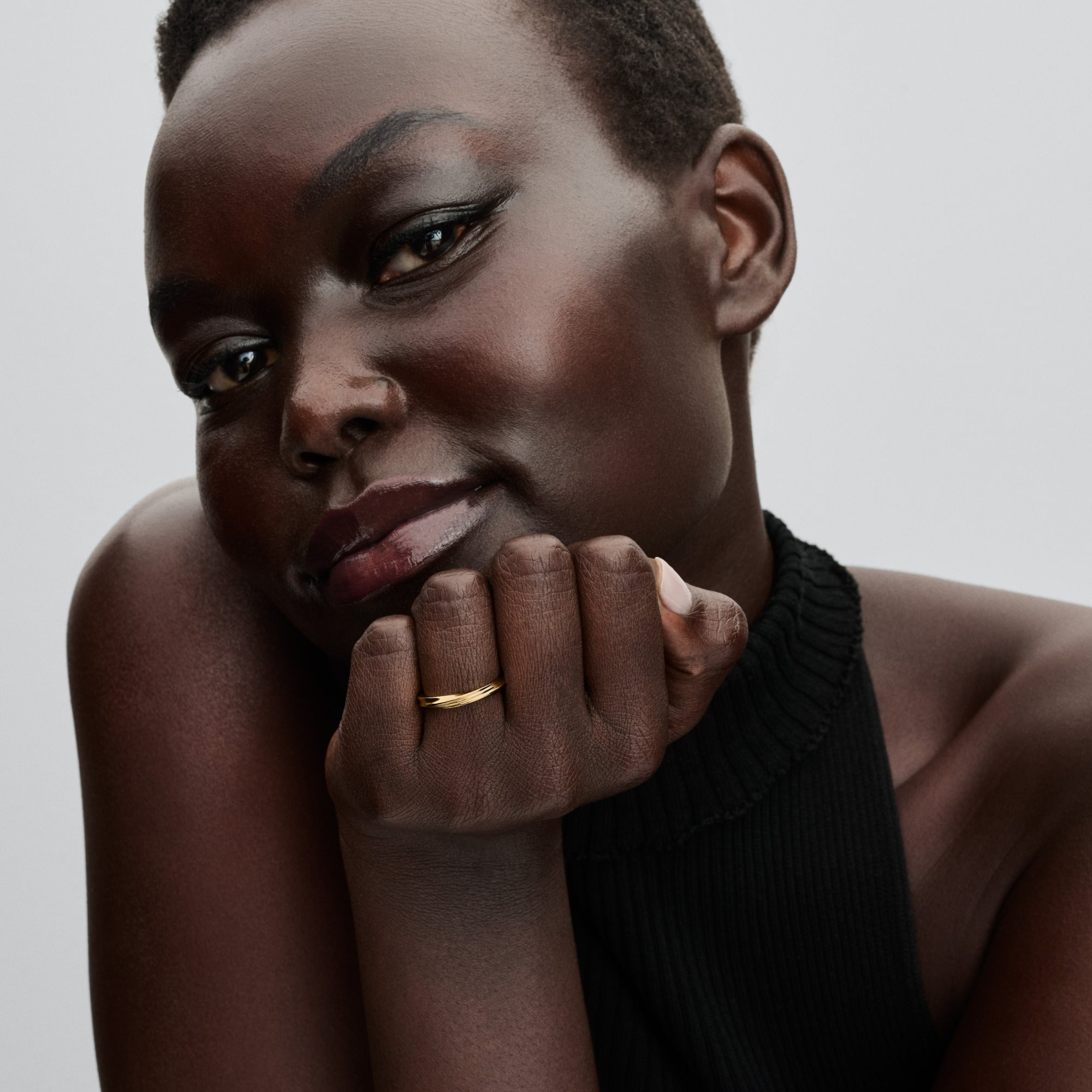 Twisted 14K Gold-Plated Ring