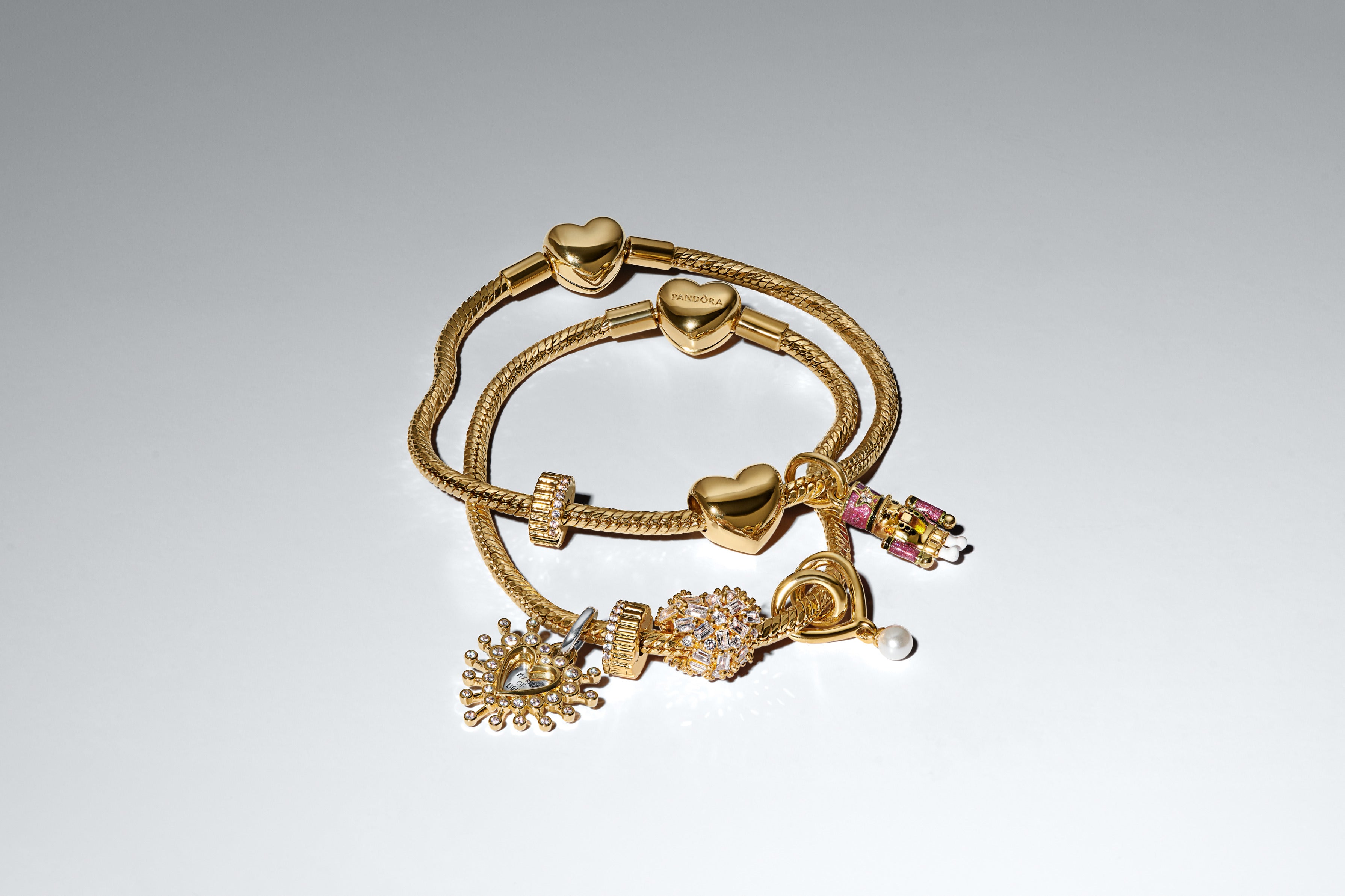 Twisted Snake Chain 14K Gold-Plated Bracelet With Engravable Heart Clasp