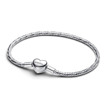 Twisted Snake Chain Sterling Silver Bracelet With Engravable Heart Clasp