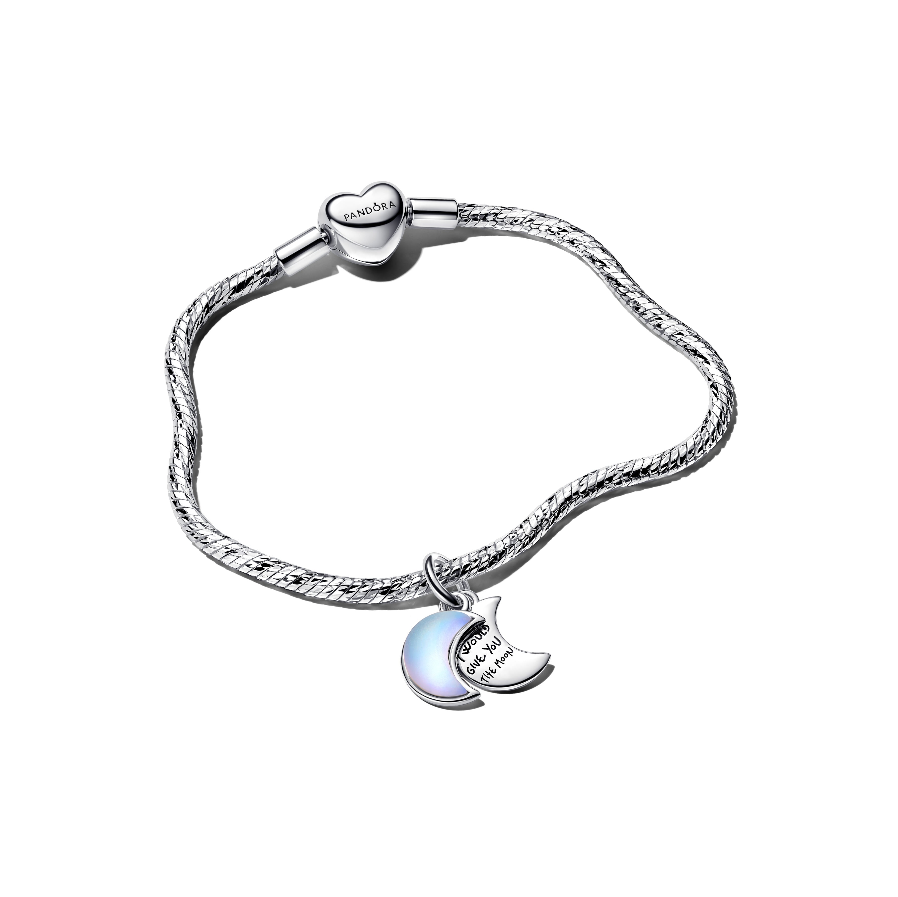 Twisted Snake Chain Sterling Silver Bracelet With Engravable Heart Clasp
