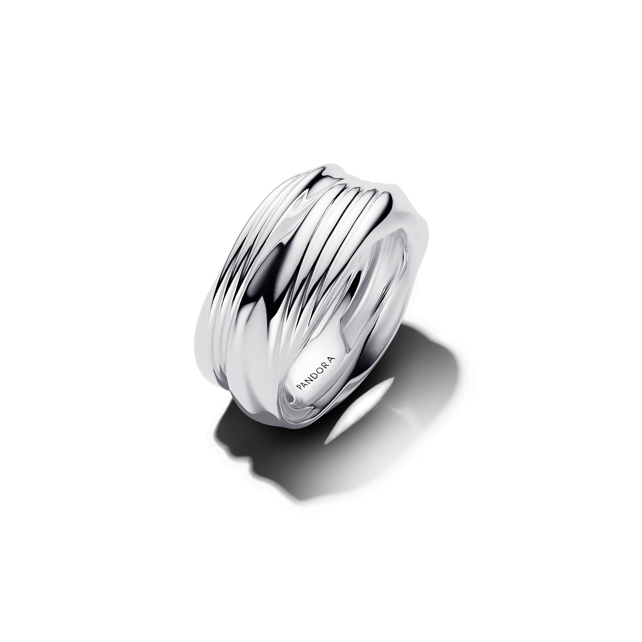 Twisted Sterling Silver Ring Set