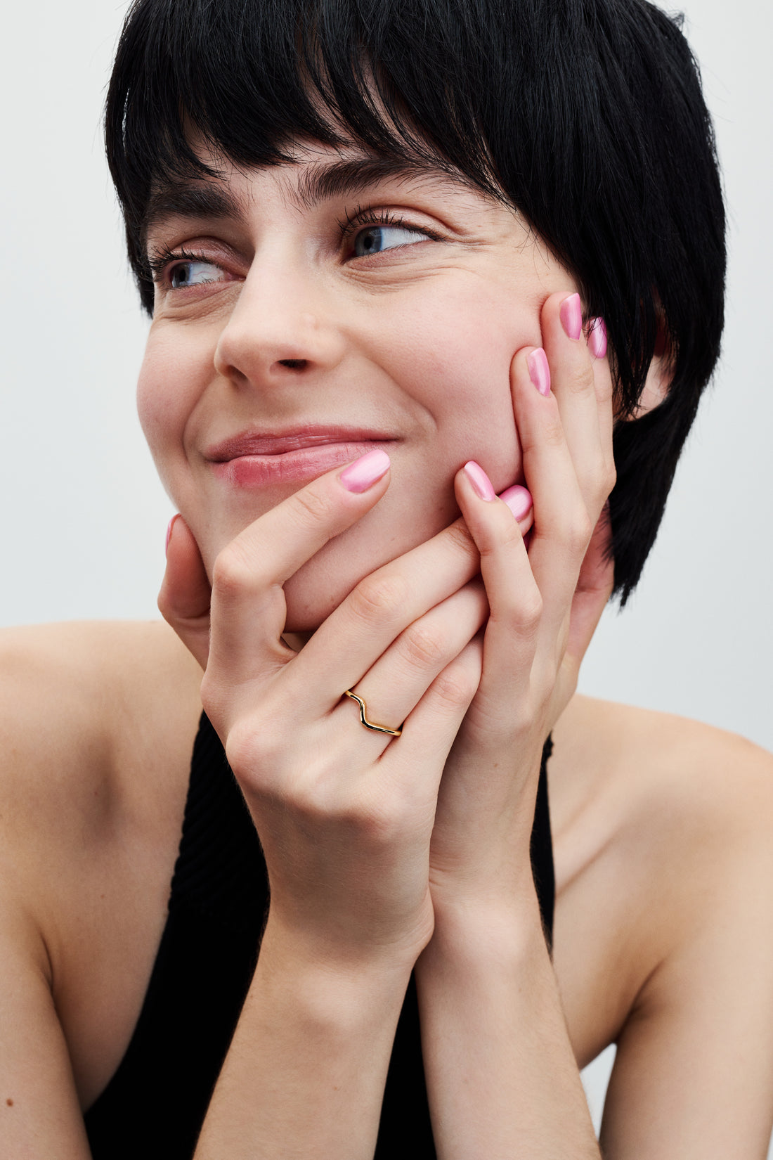 Wave 14K Gold-Plated Ring