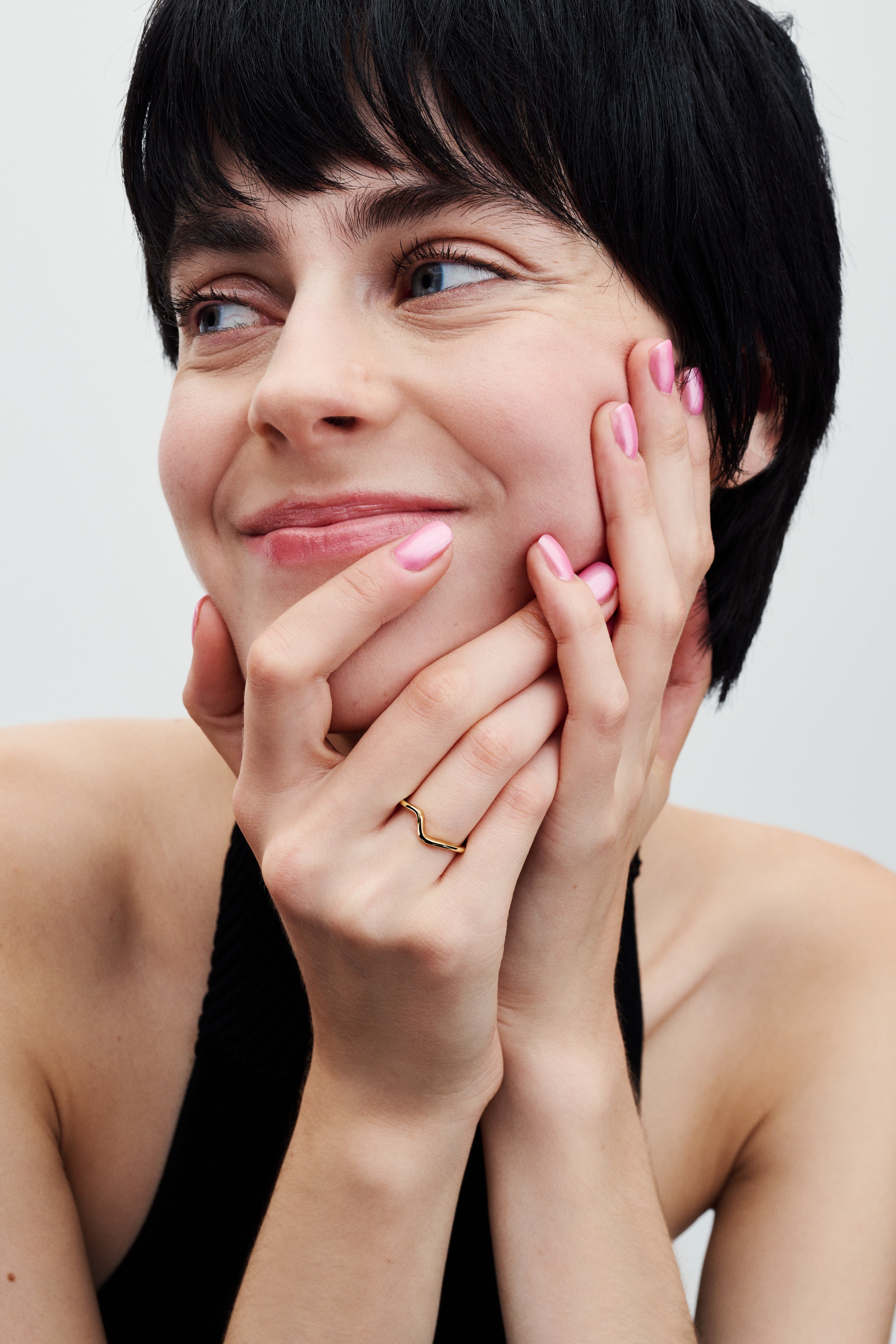 Wave 14K Gold-Plated Ring