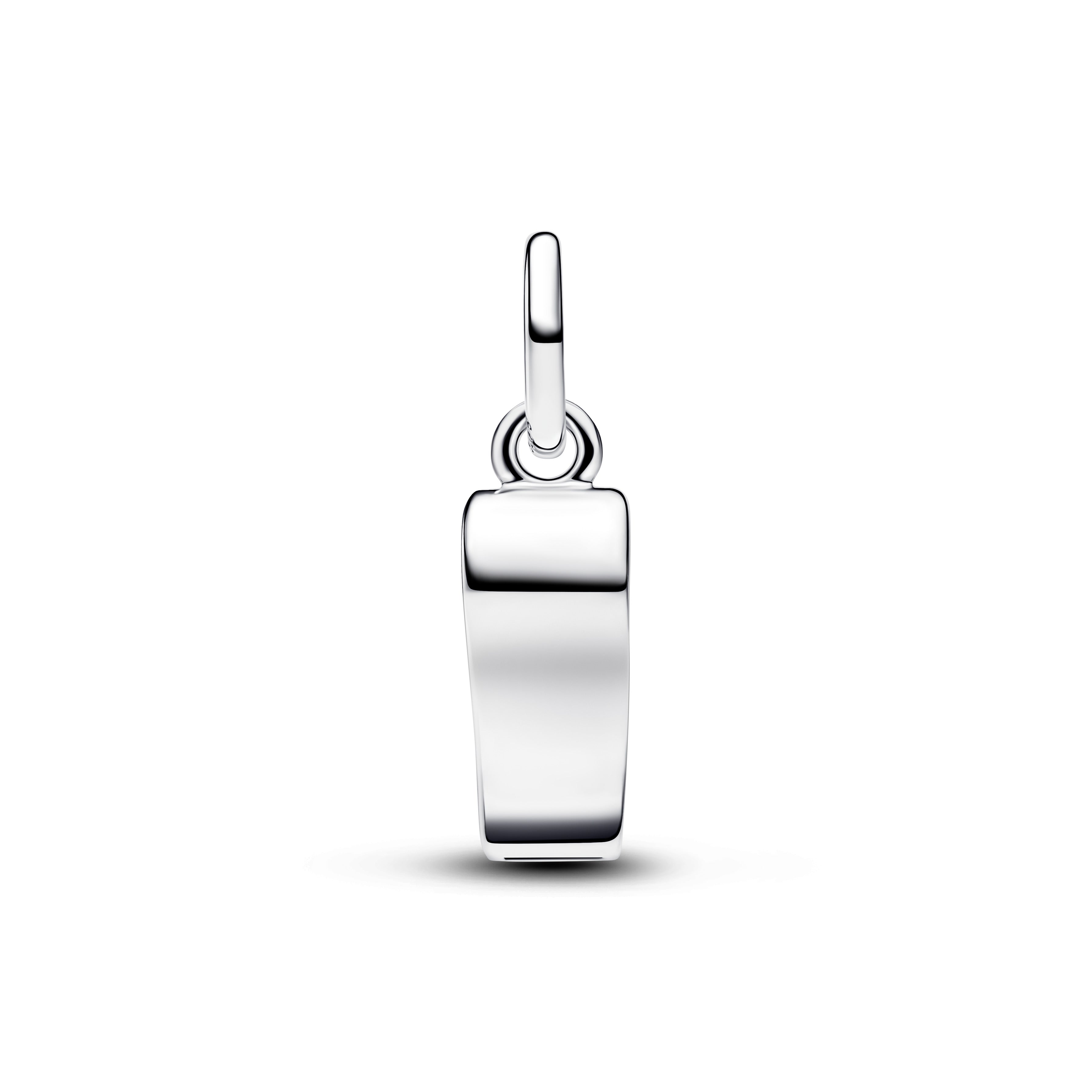 Whistle Sterling Silver Dangle With Clear Cubic Zirconia