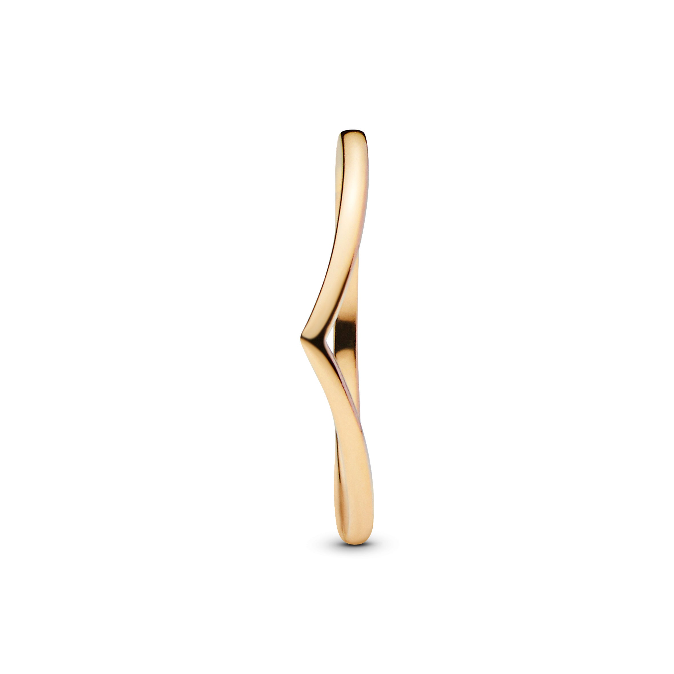 Wishbone 14K Gold-Plated Ring