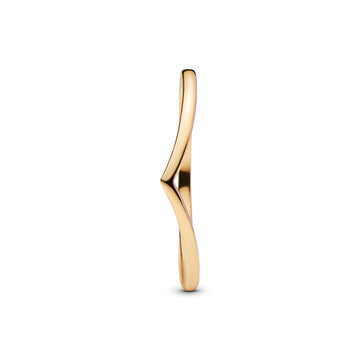Wishbone 14K Gold-Plated Ring