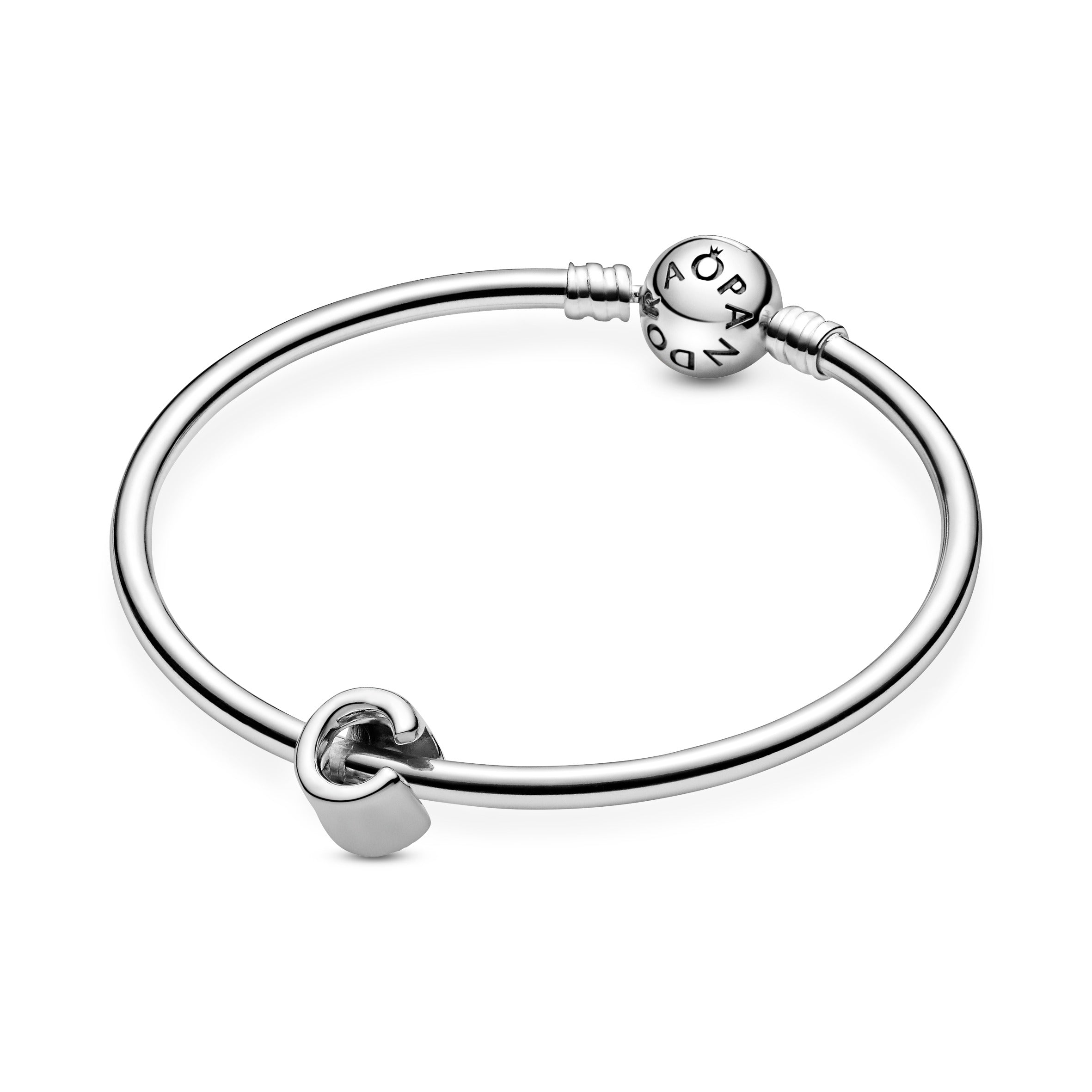 Letter C Silver Charm
