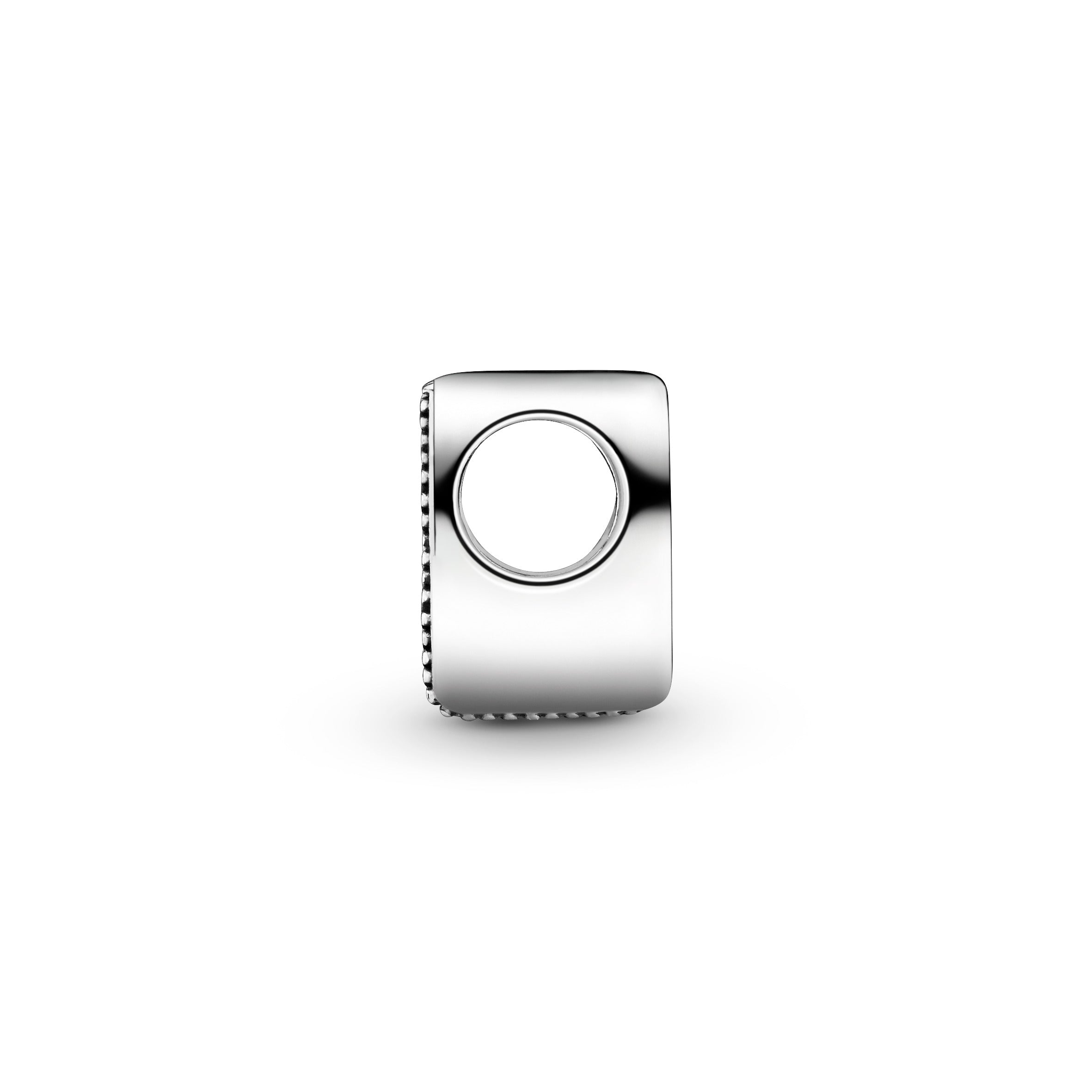 Letter E Silver Charm