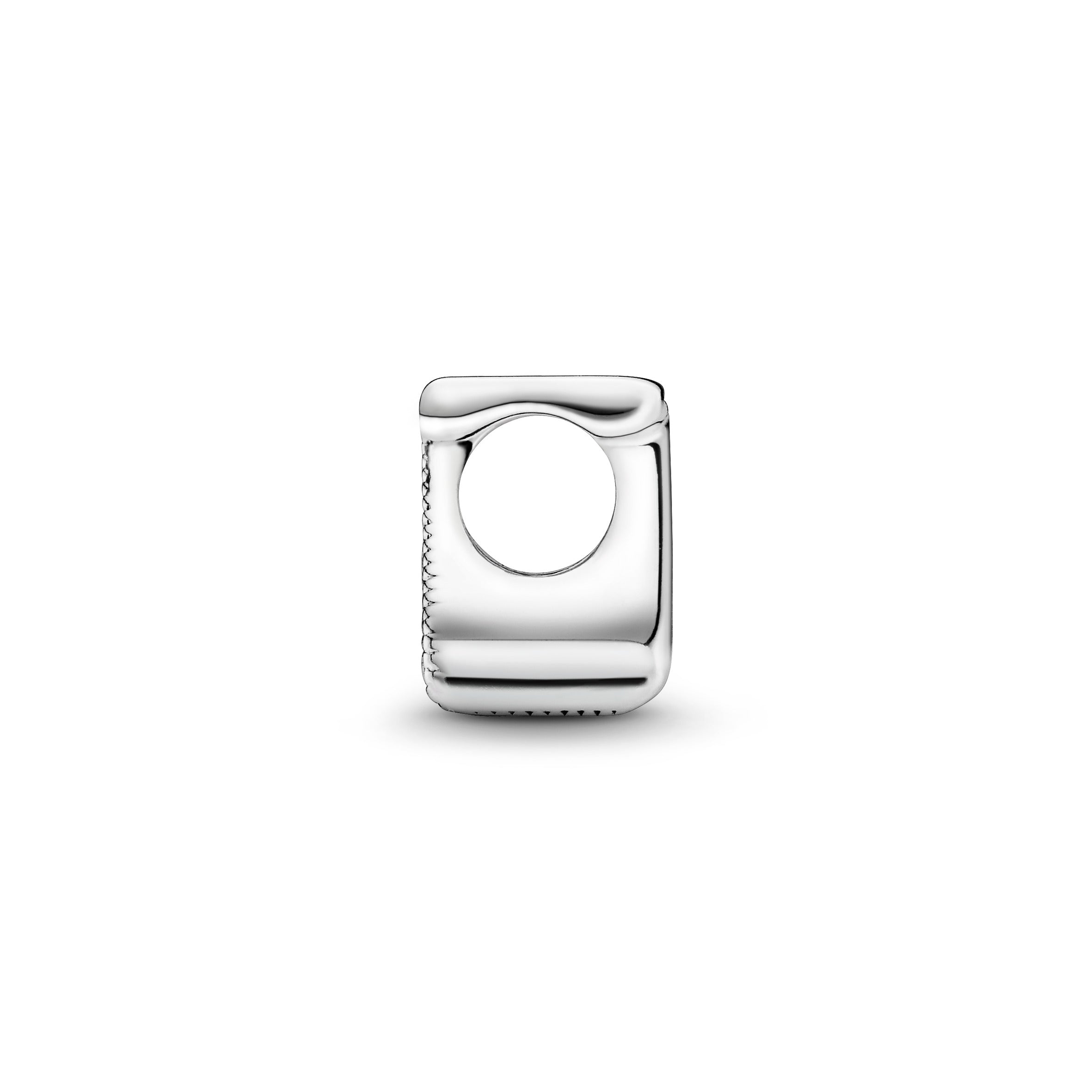 Letter I Silver Charm