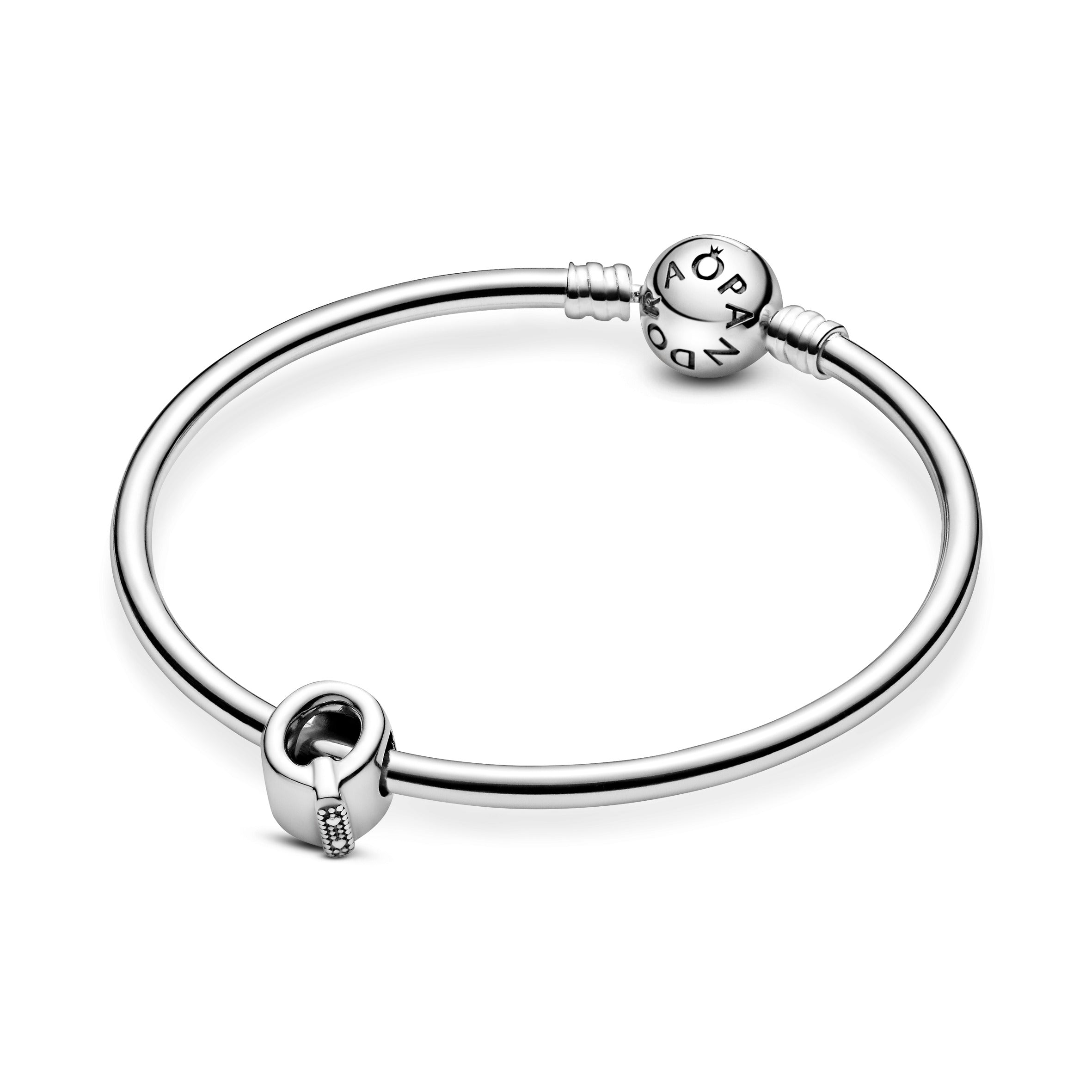 Letter Q Silver Charm